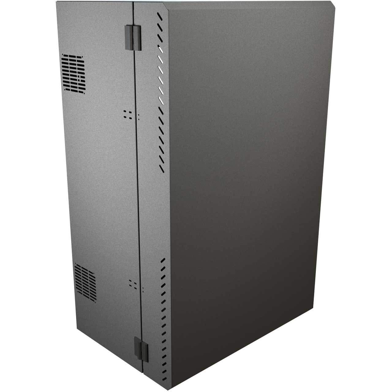 Hammond HLP8U43BK 8RU 43 Inch Height Low Profile Wall Mount Cabinet HLP8U43BK