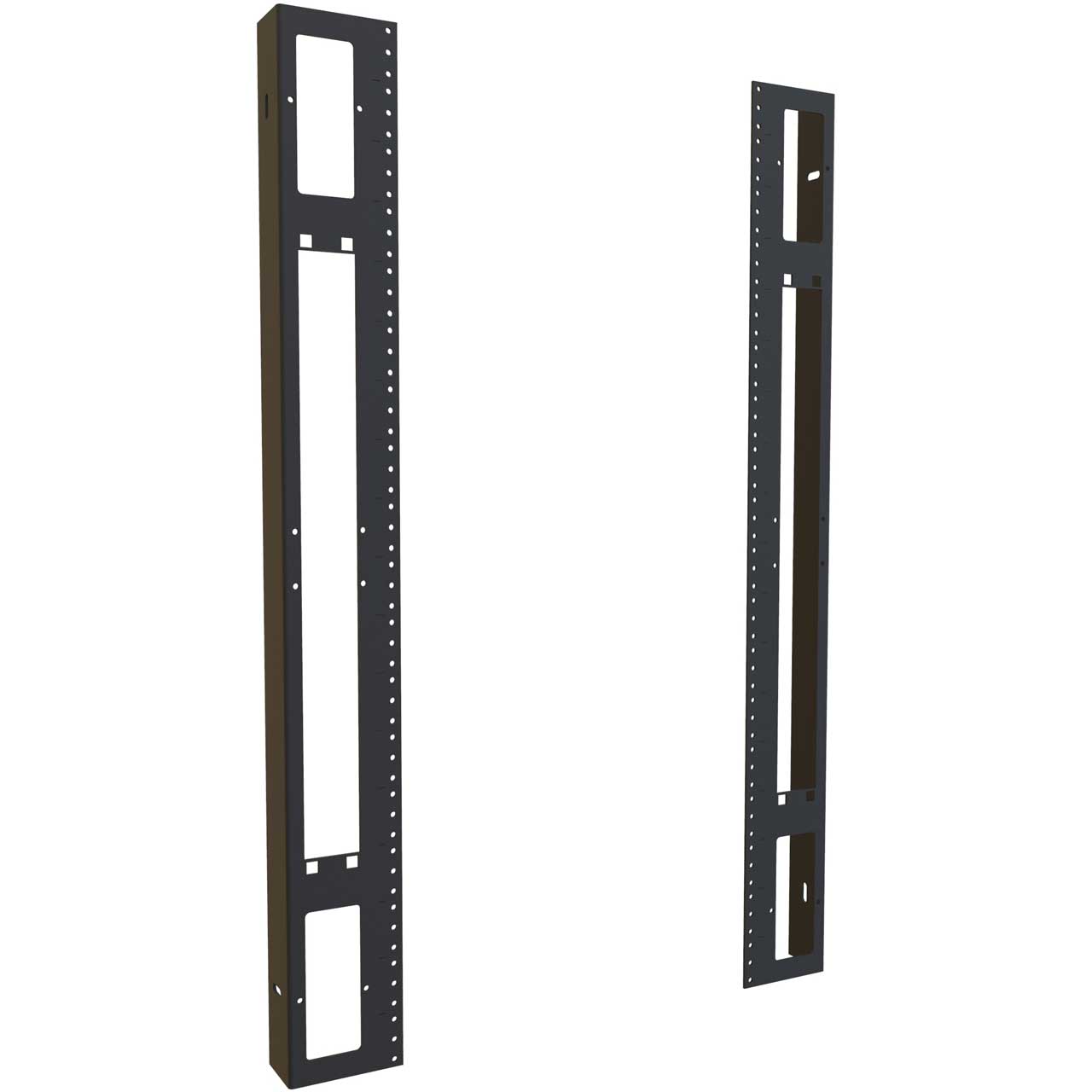 Hammond HWC3018RUTR 18RU 30 Inch Width 10-22 Threaded Rail for HWC Rack Cabinet - Pair HMND-HWC3018UTR