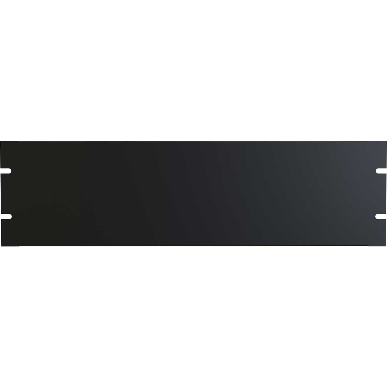 Hammond PBFS19005BK 3RU Formed Steel Rack Panel - Matte Black PBFS19005BK