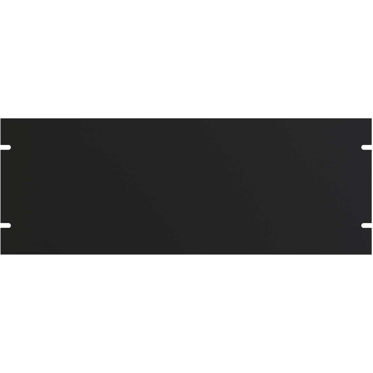 Hammond PBPA19007BK 4RU Flat Aluminum Rack Panel - Matte Black PBPA19007BK