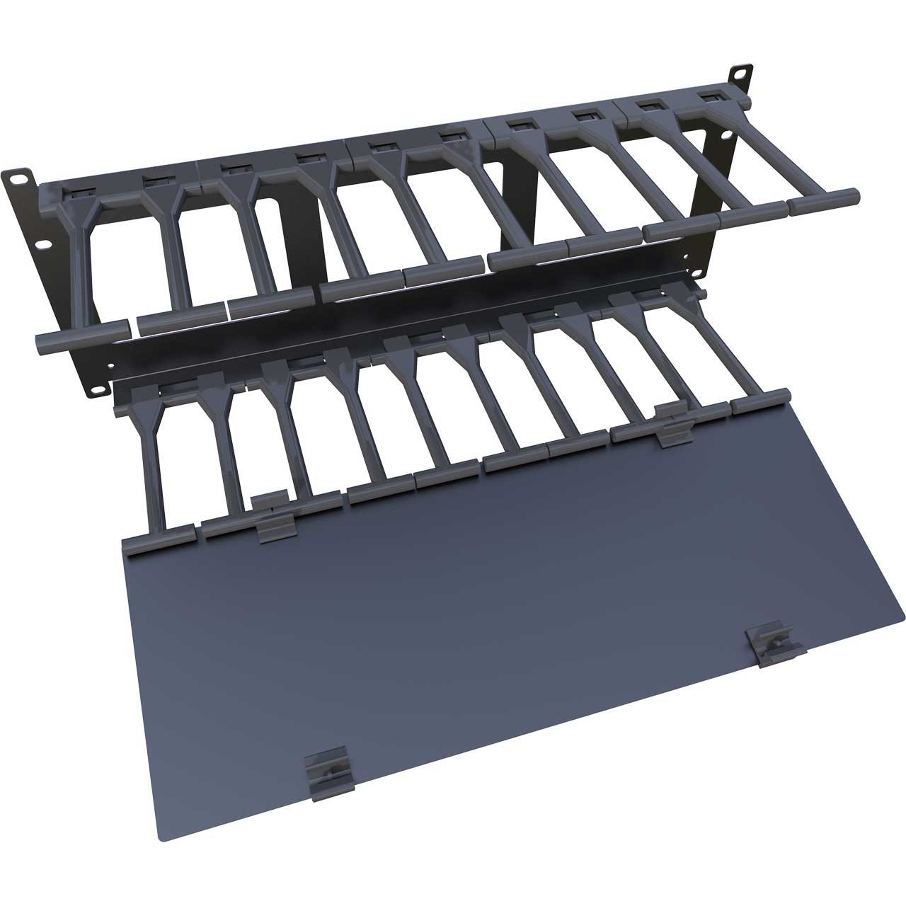 Hammond RB-HFMD4 4RU Finger Manager with Door RB-HFMD4