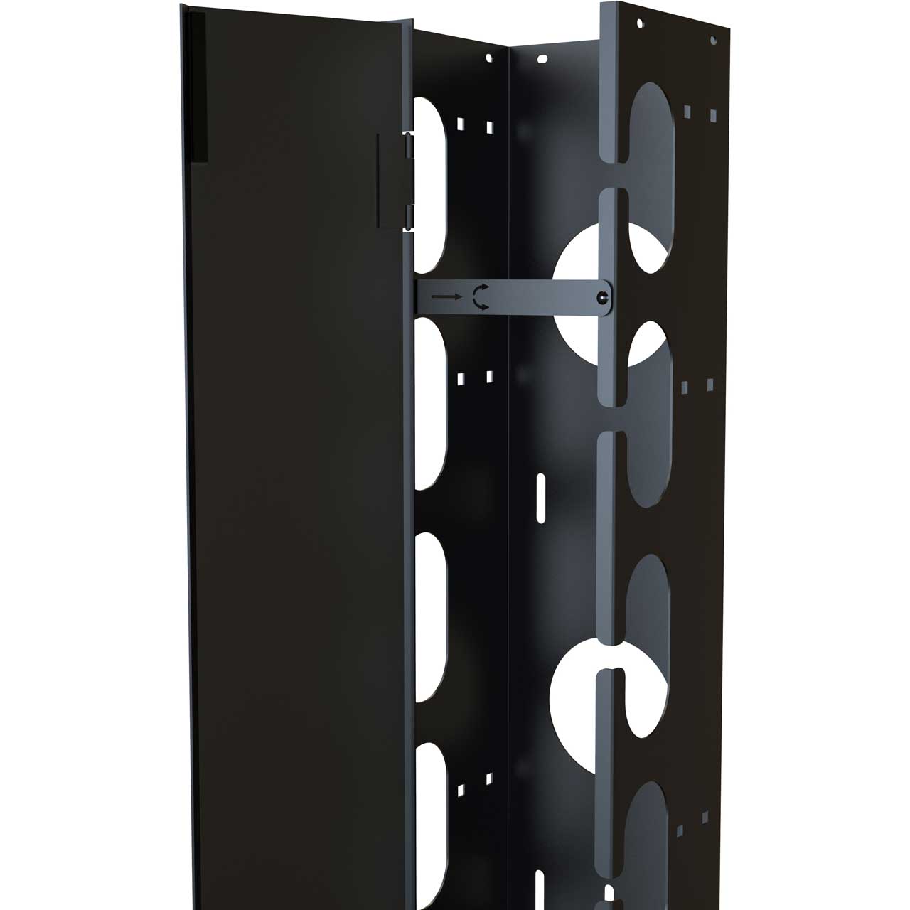 Hammond RB-VCM44 44RU 6W 5D Vertical Rack Manager with Door RB-VCM44