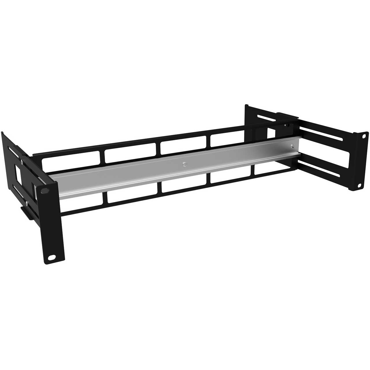 Hammond RMAD19003BK 2RU Adjustable Depth DIN Rail Mounting Kit RMAD19003BK