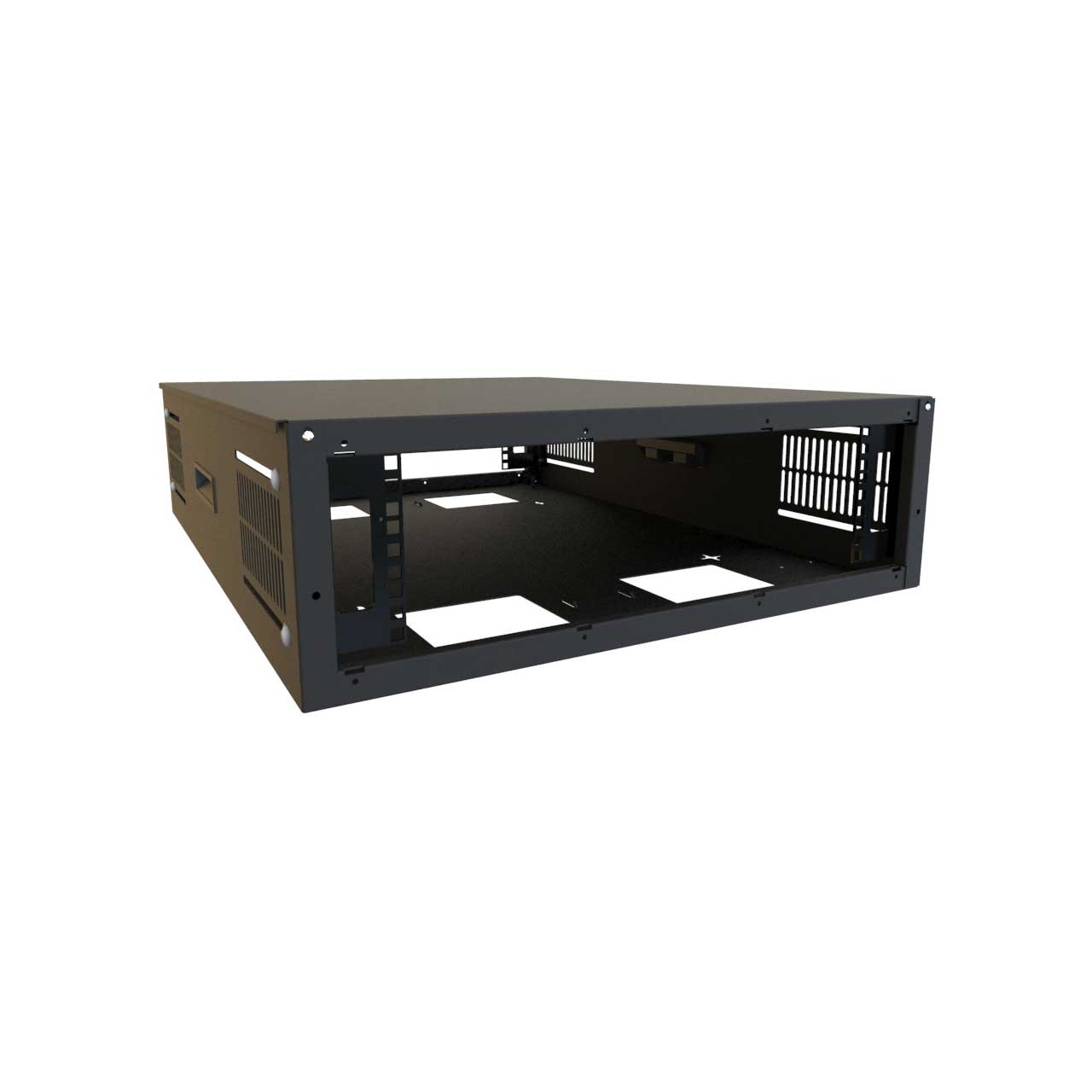 Hammond SDC243U31BK 3RU 24 Inch Width 31.5D Multi-use Cabinet SDC243U31BK