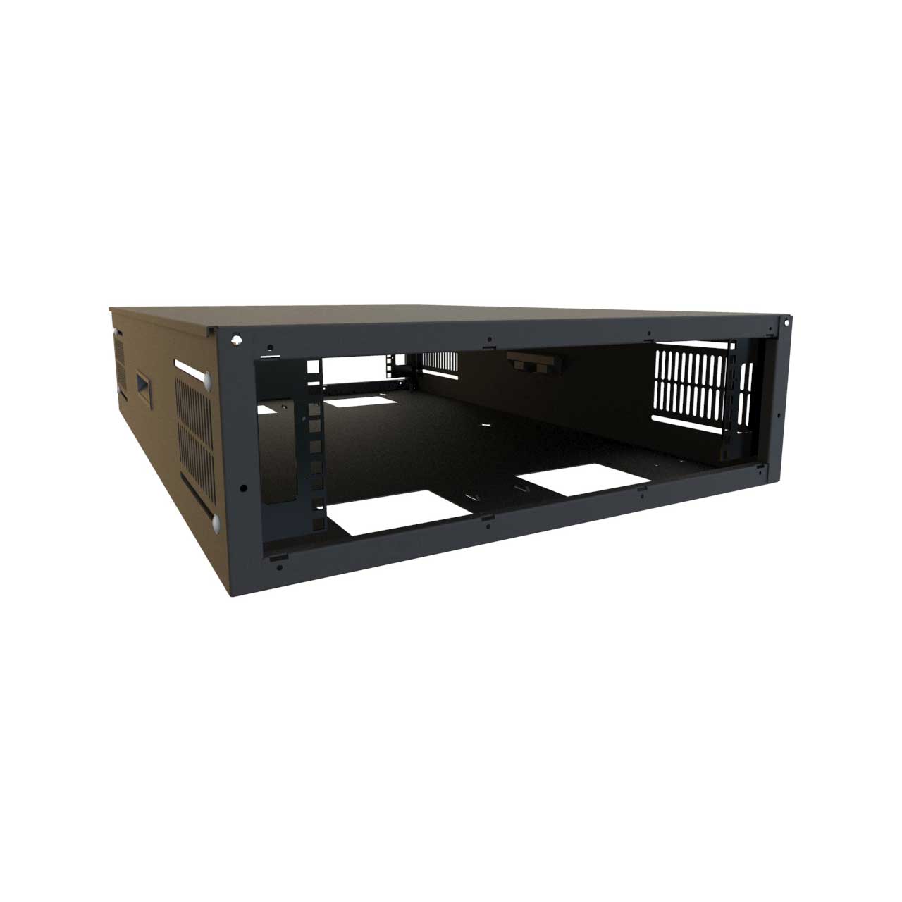 Hammond SDC243U36BK 3RU 24 Inch Width 36D Multi-use Cabinet SDC243U36BK
