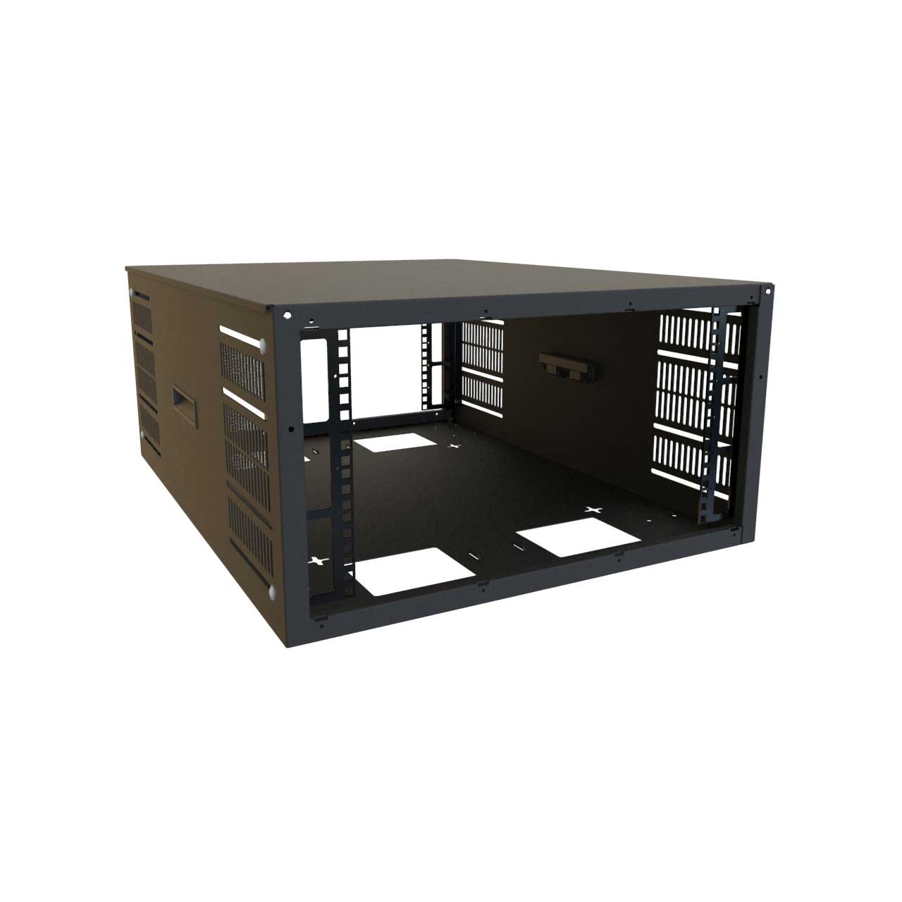 Hammond SDC246U31BK 6RU 24 Inch Width 31.5D Multi-use Cabinet SDC246U31BK