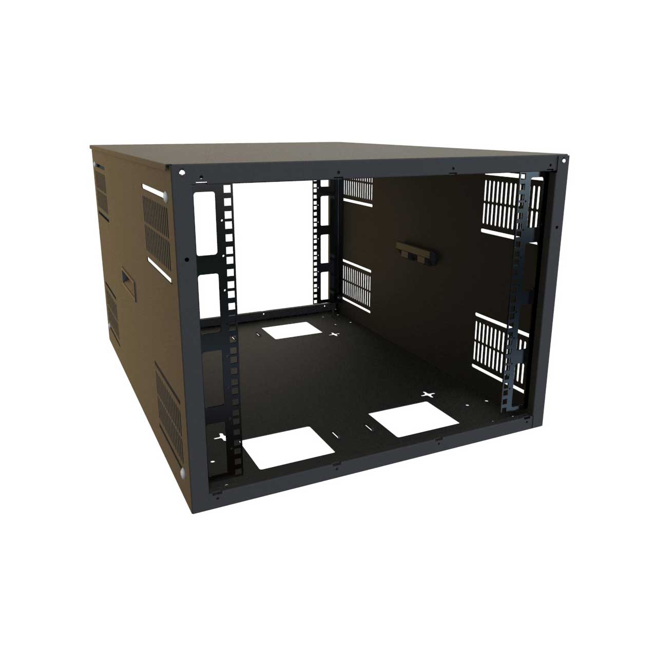 Hammond SDC249U31BK 9RU 24 Inch Width 31.5D Multi-use Cabinet SDC249U31BK