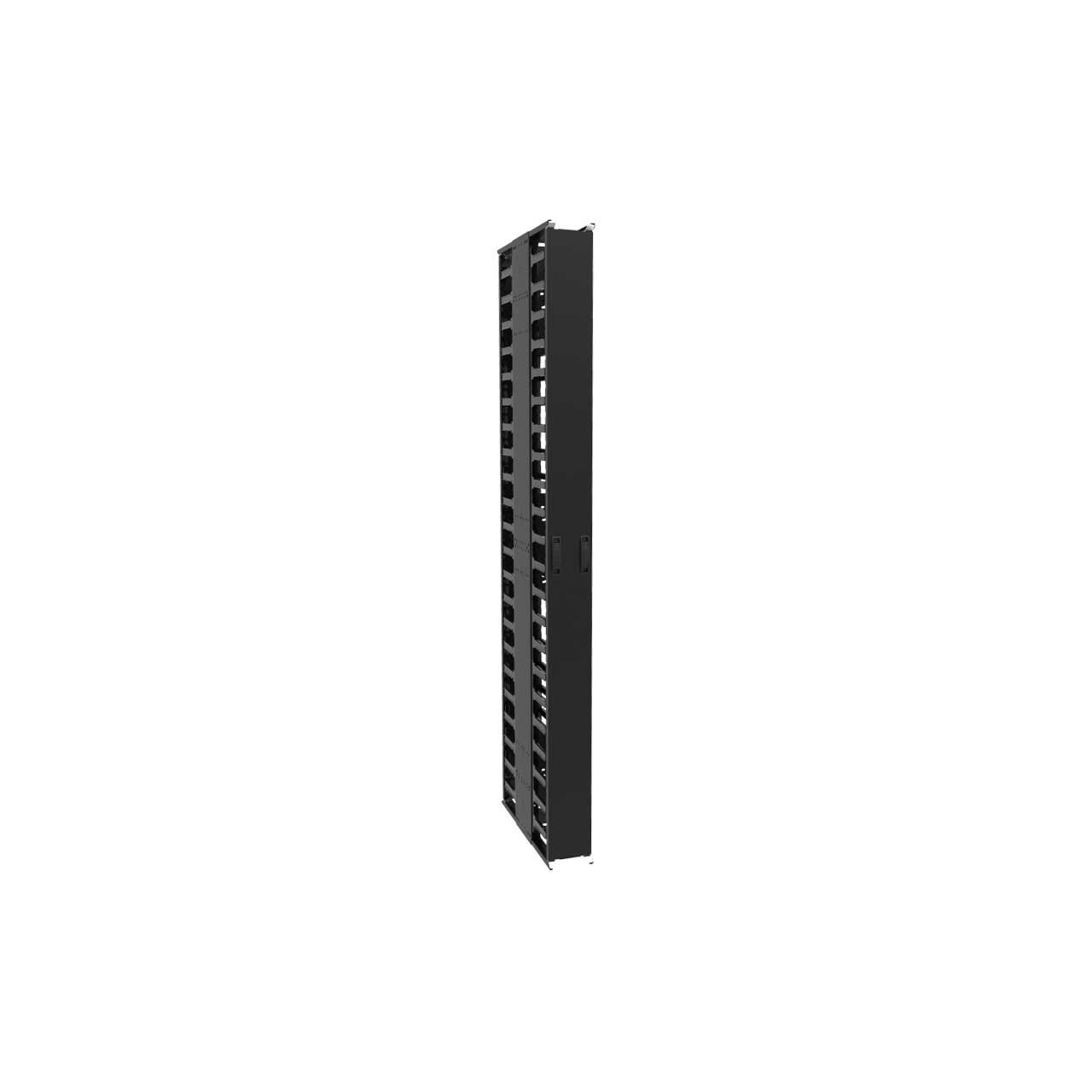 Hammond VFMMD6BK 44RU 6W x 24D Inch Vertical Finger Manager VFMMD6BK