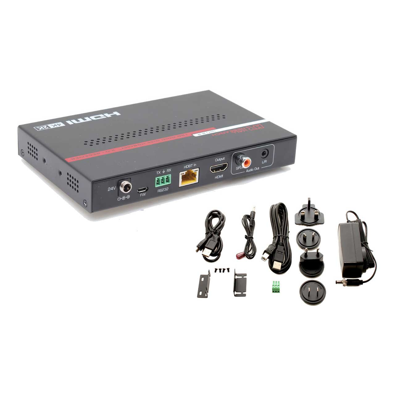 sweater Slange Hr Hall Technologies UH18-S HDMI / USB / LAN over UTP Extender with HDBaseT  and PoC - Transmitter