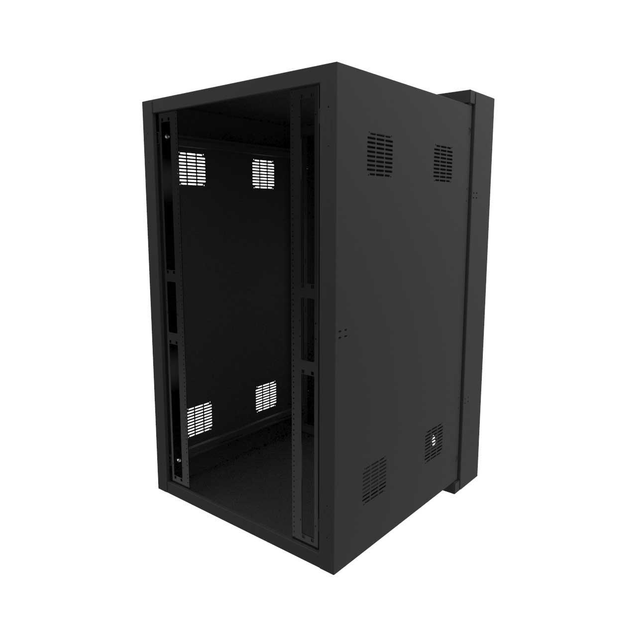 Hammond HWC3027U35BK 27RU 30 Inch Width 35D Swing Wall Cabinet for HWC Series HWC3027U35BK