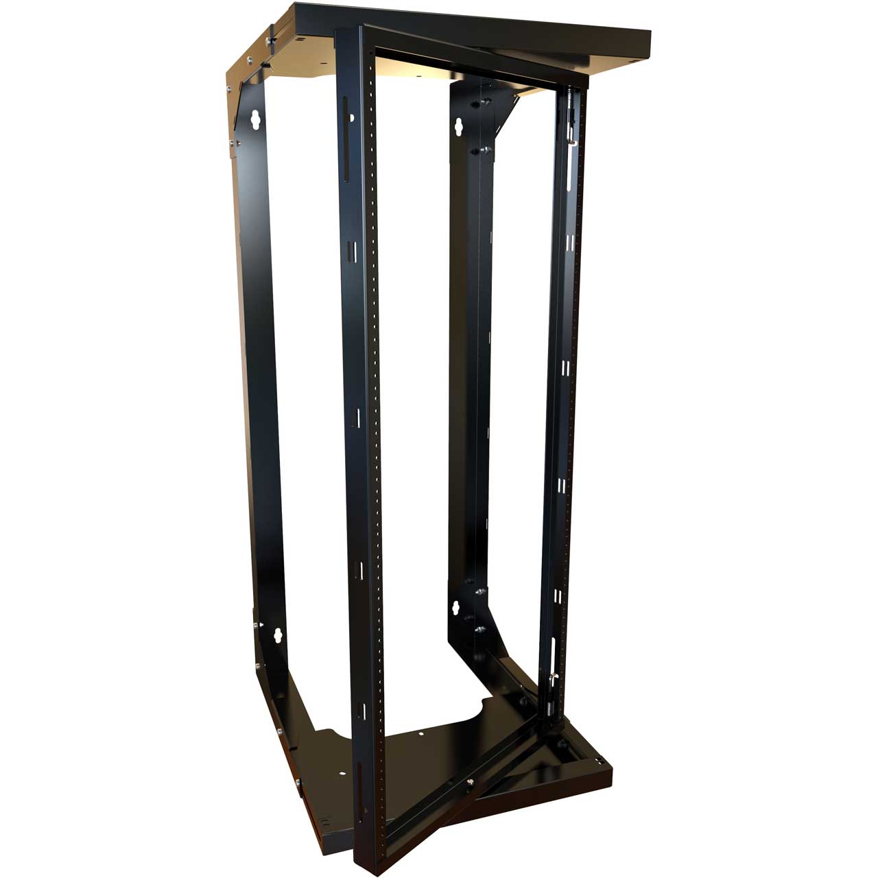 Hammond HWMR1924RUBK 24RU Pivot Adjustable Depth Wall Rack HWMR1924UBK