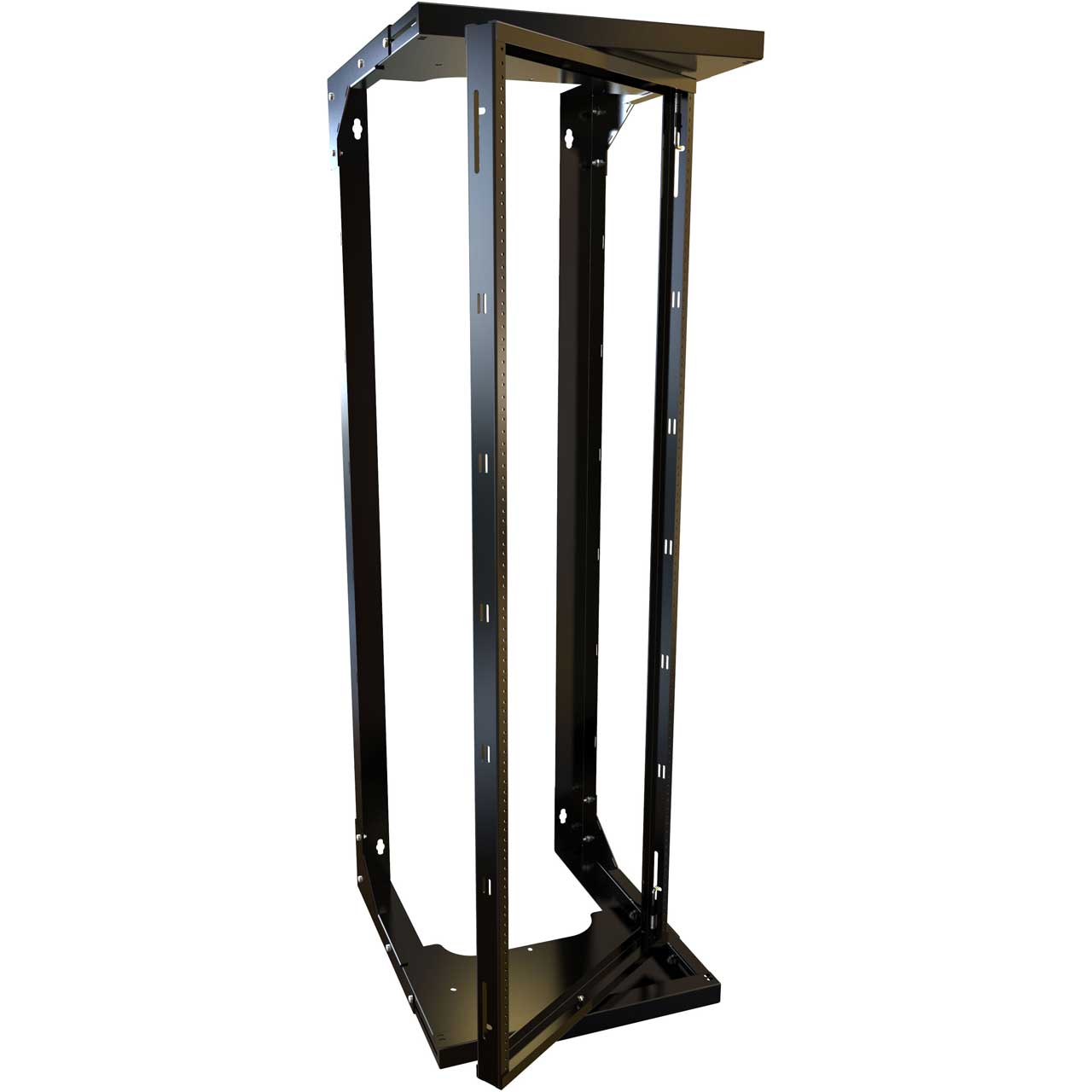 Hammond HWMR1932UBK 32RU Pivot Adjustable Depth Wall Rack HWMR1932UBK