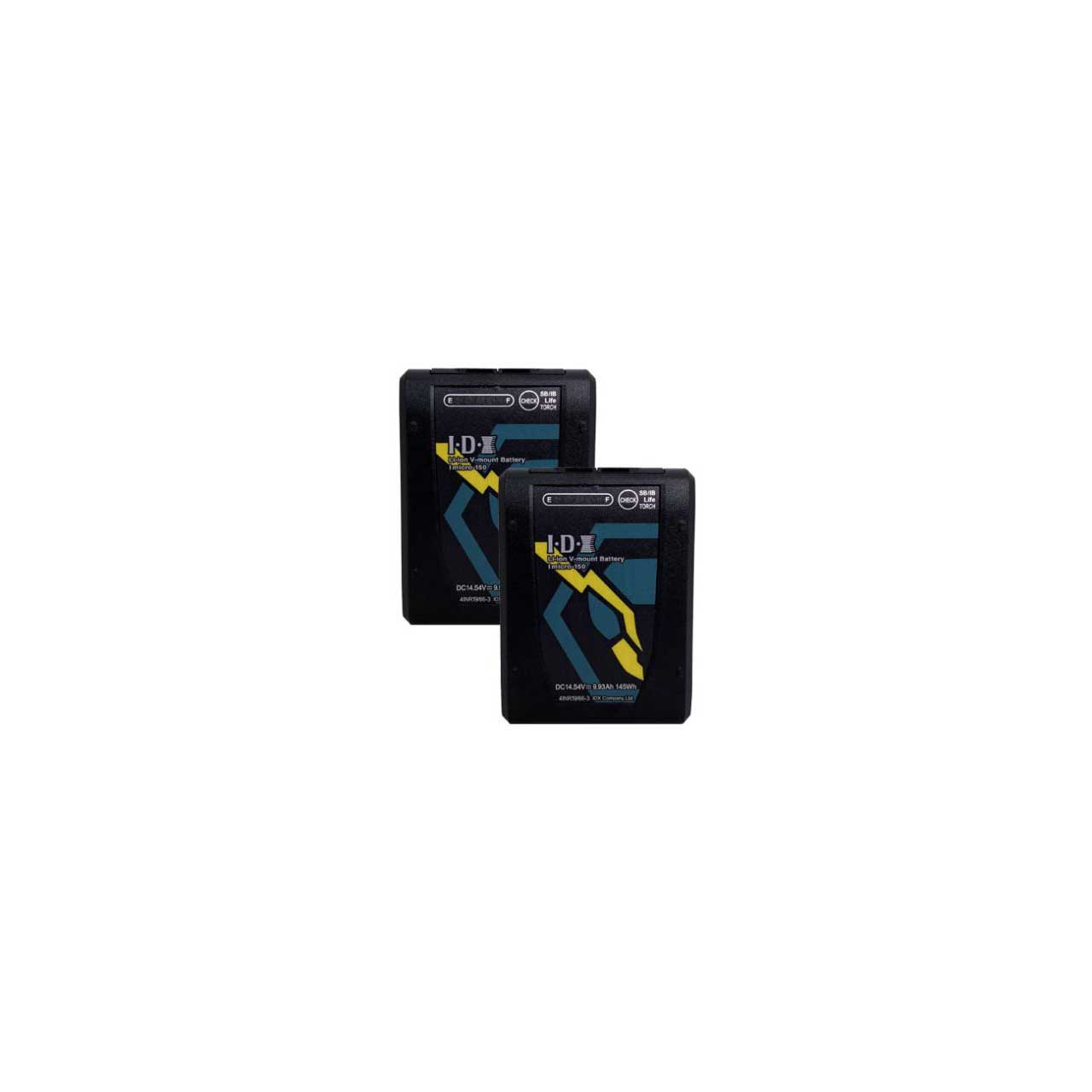 IDX M150VPK Imicro-150 Micro 145Wh High-Load Li-Ion V-Mount Battery with 2x  D-Taps