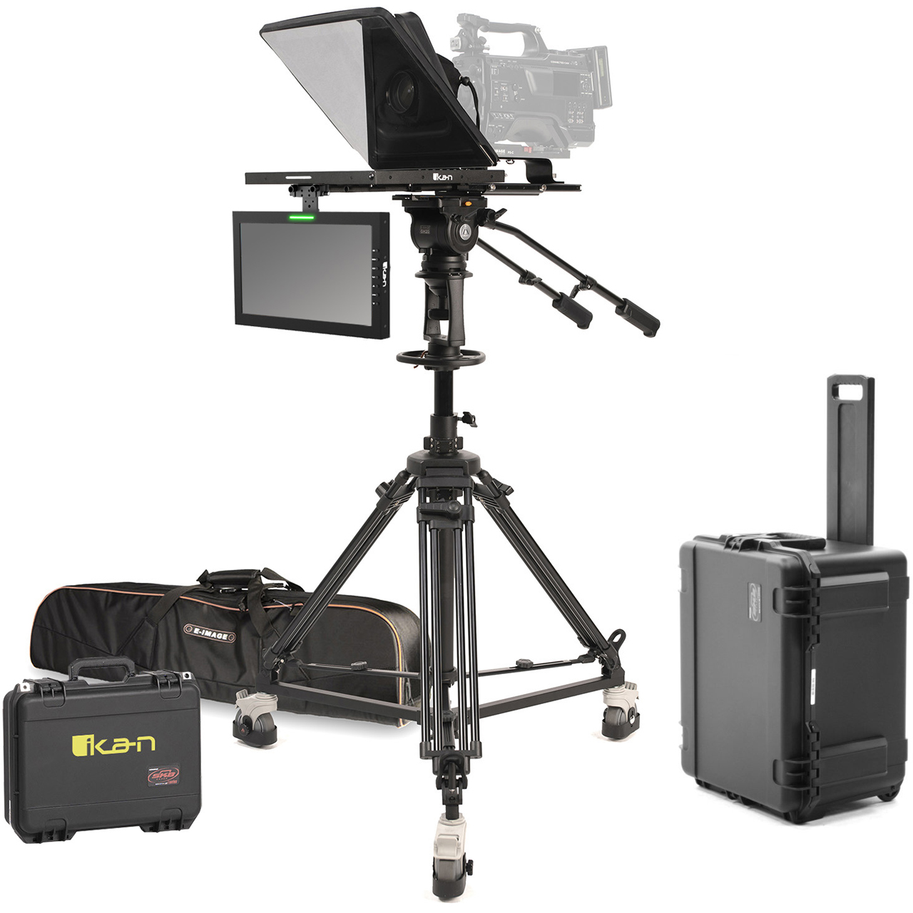 Ikan PT4500-TMW-PEDESTAL-TK 15-in Teleprompter System with Pedestal ...