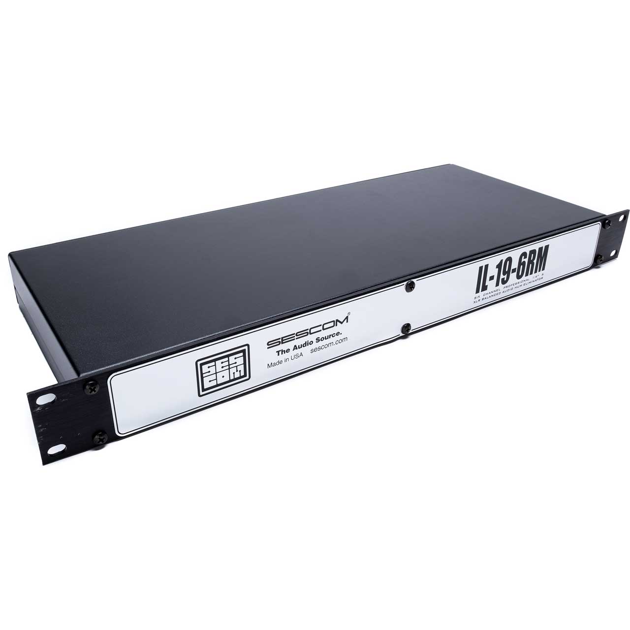 Sescom IL-19-6RM Pro Audio Hum Eliminator 6-Channel Rackmount with Isolation - BStock (Scratch on the Bottom) IL-19-6RM-BS