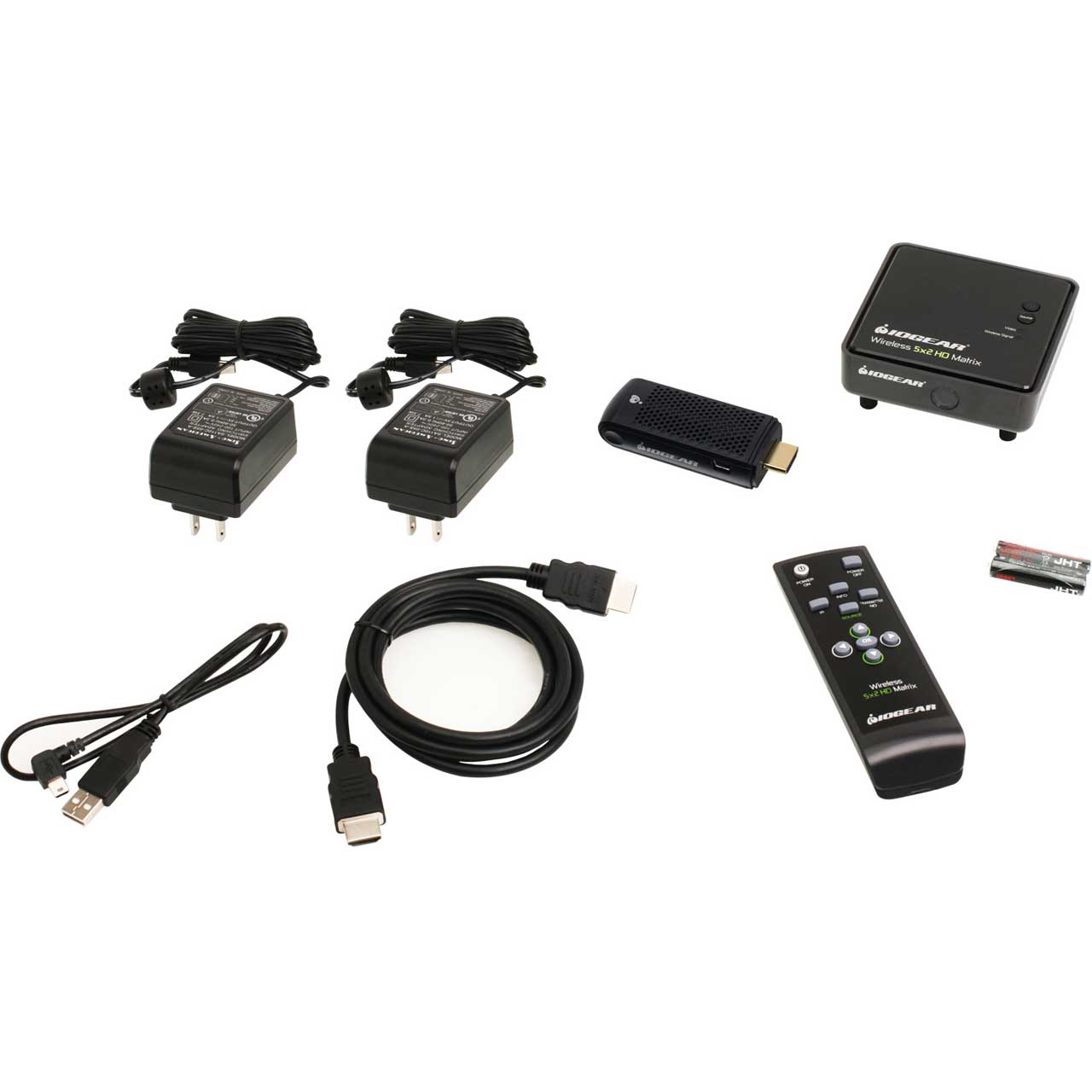 Lære Mængde penge forståelse IoGear GWHD11 Full HD 1080p HDMI Wireless Video Connection Kit with 3D for  1 TV