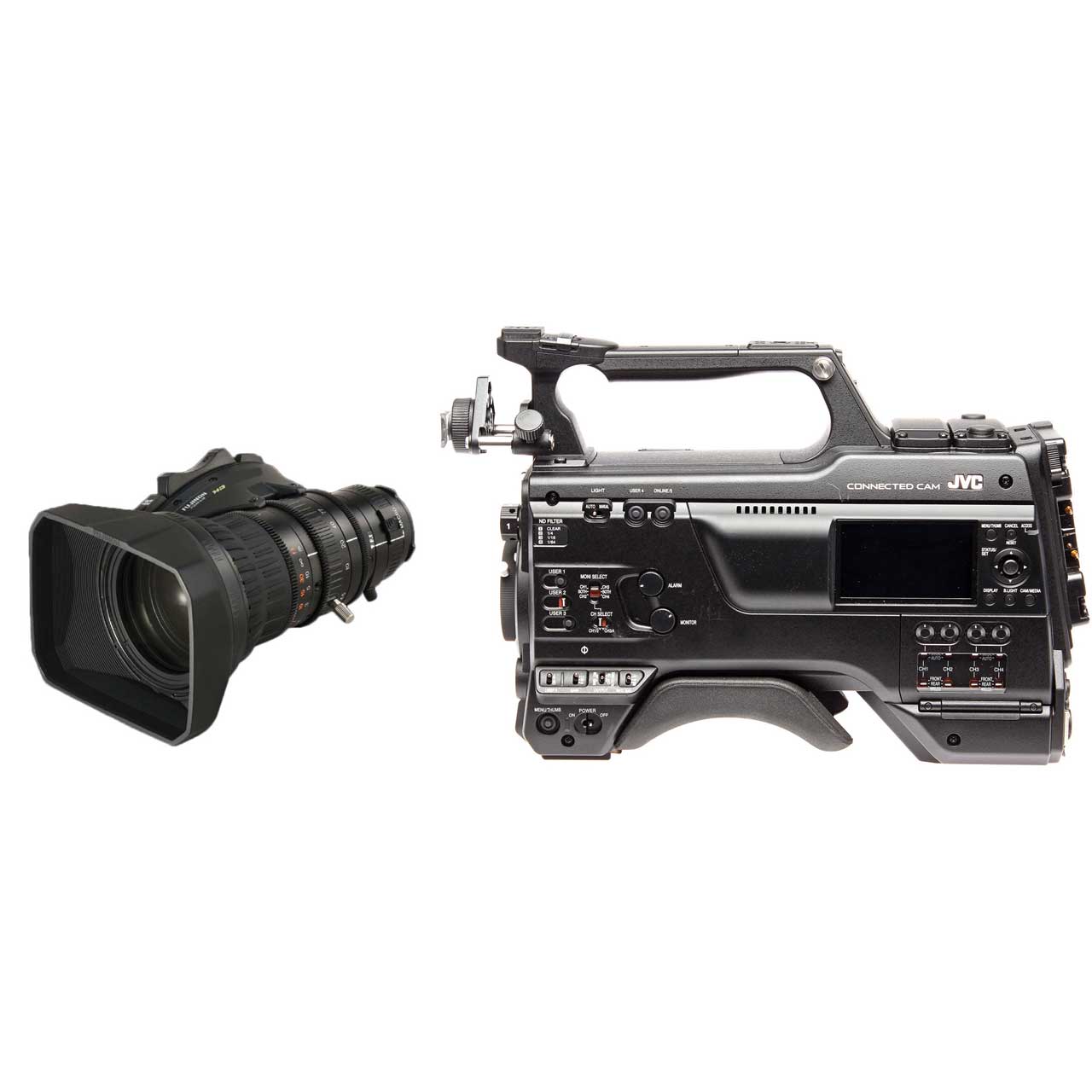 JVC GYHC900STF20 2/3 Inch Studio Camera Package with Fujinon 20X Lens