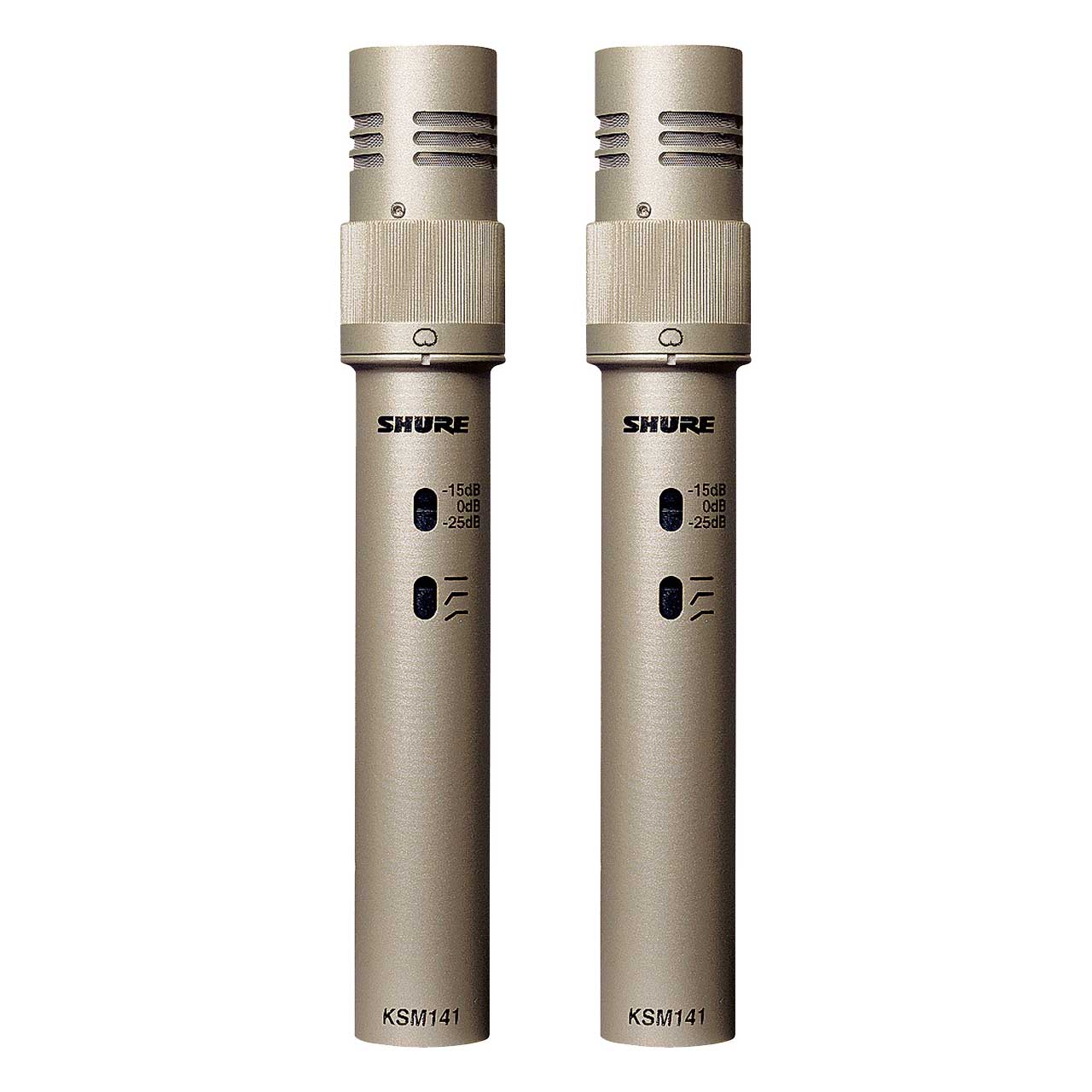 Shure KSM141/SL ST PAIR Studio Instrument Microphones (Stereo