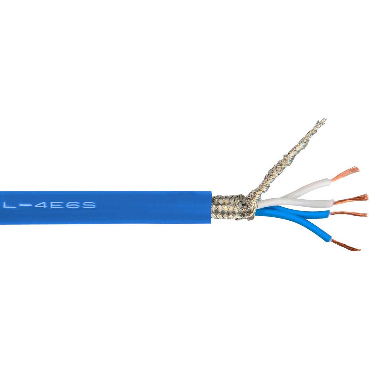 Canare Star-Quad Microphone Cable Blue 1000 ft roll - Thumbnail 2