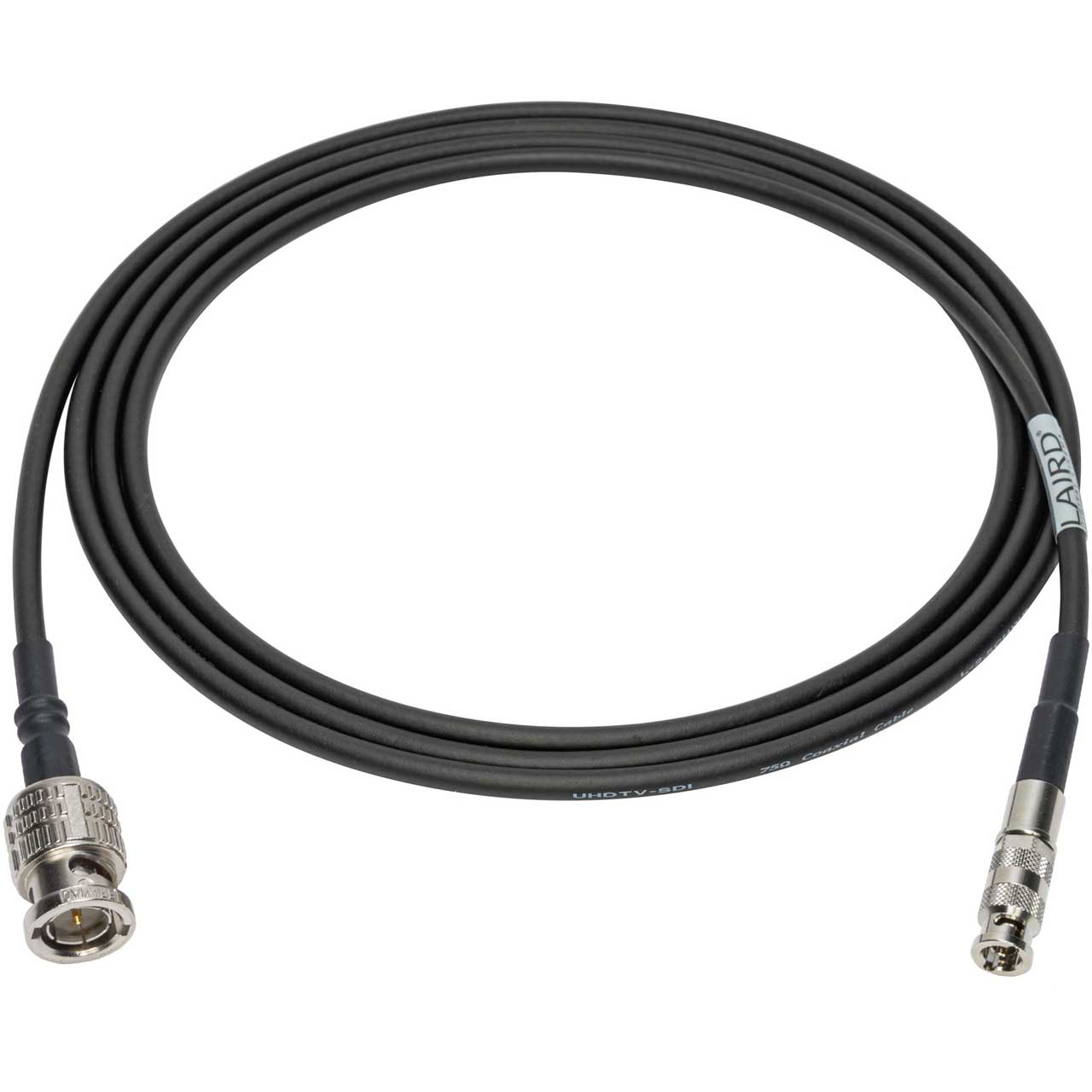 Laird L25CHWS-BMB-015 Canare L-2.5CHWS Ultra Slim Cable with Canare BNC and Micro-BNC 75Ohm Connectors- 15 Foot L25CHWS-BMB-015