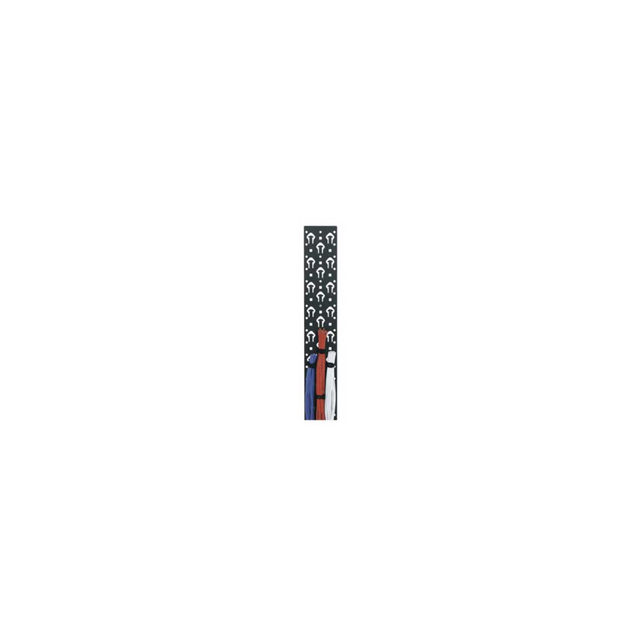 Middle Atlantic LACE-40-OWP 40 RU 4.75 Width Vertical Cable Lacer Strip with Tie Posts - 6-Piece