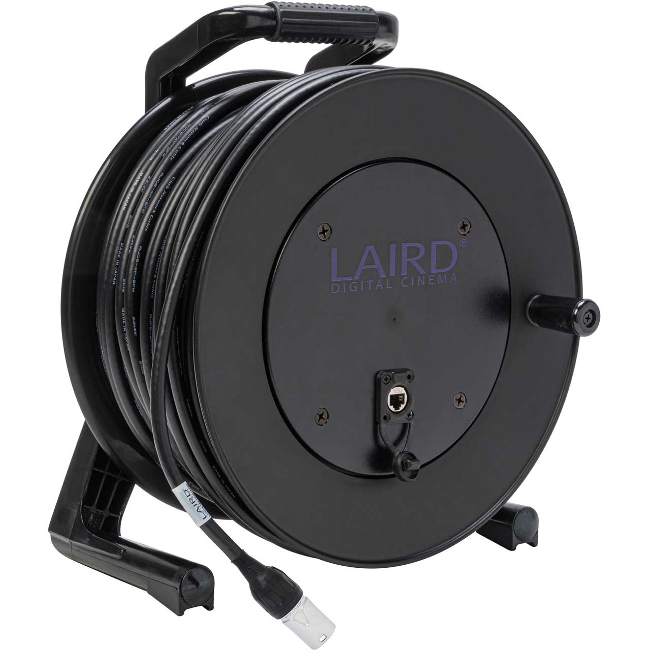 Laird LCR-CAT6XTRM-100 Extreme Shielded CAT-6 Reel with Canare Cable &  Neutrik RJ45 etherCON Connectors- 100 Foot
