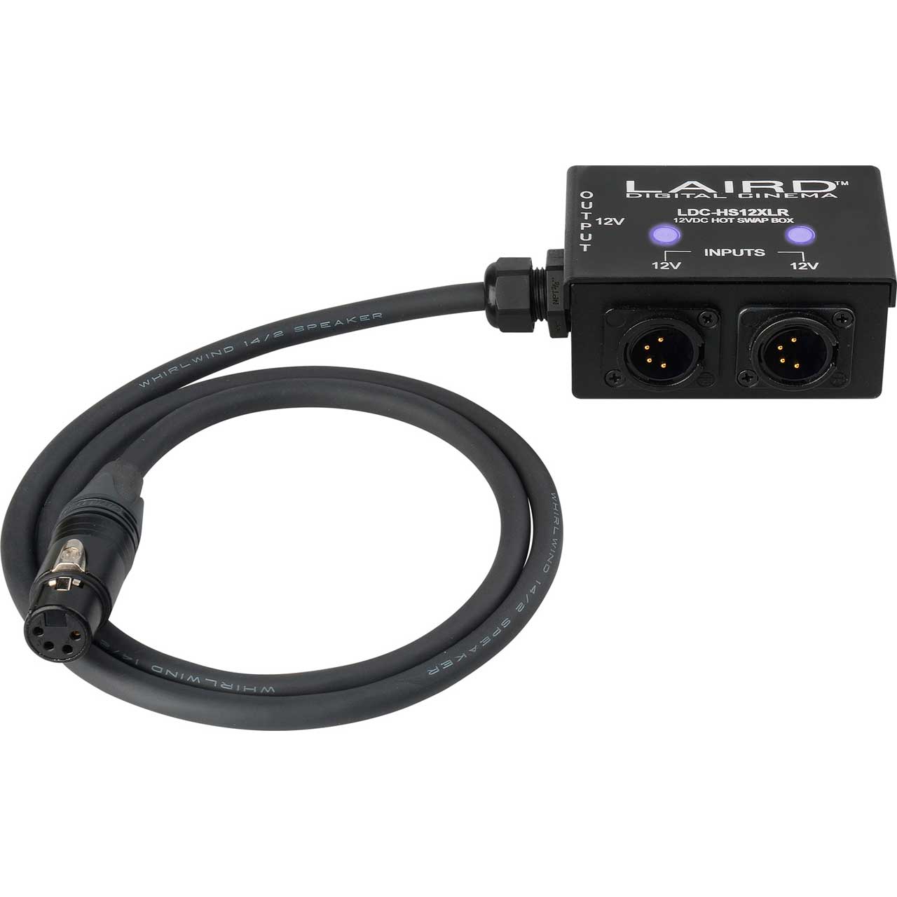 IndiPRO Tools 12V Power Supply with 4-Pin XLR Connection IP4PPS
