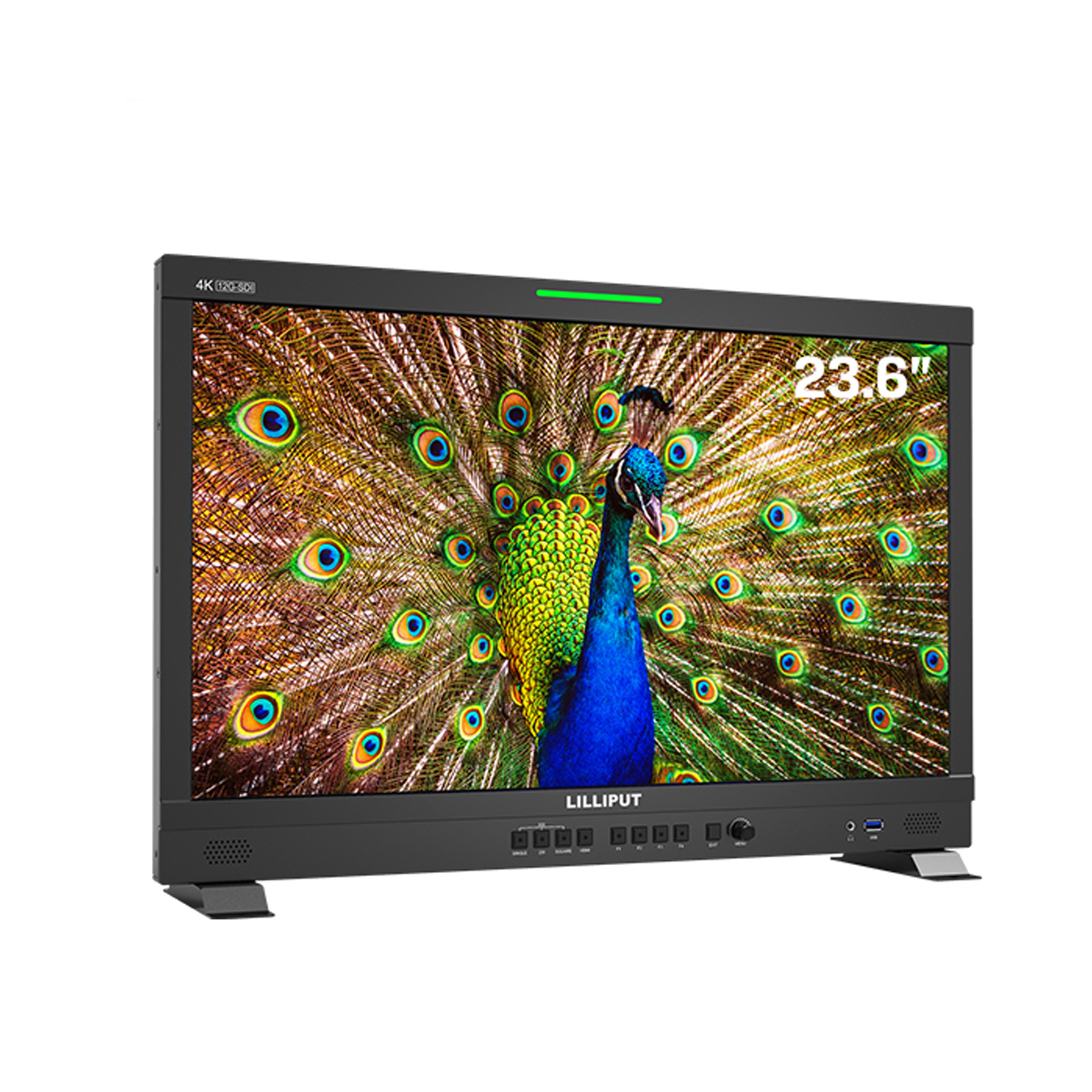 Lilliput Q24-ABBP 23.6 Inch Base Mount 12G-SDI and HDMI Professional Production Studio Monitor with Anton Bauer Mount LIL-Q24-ABBP
