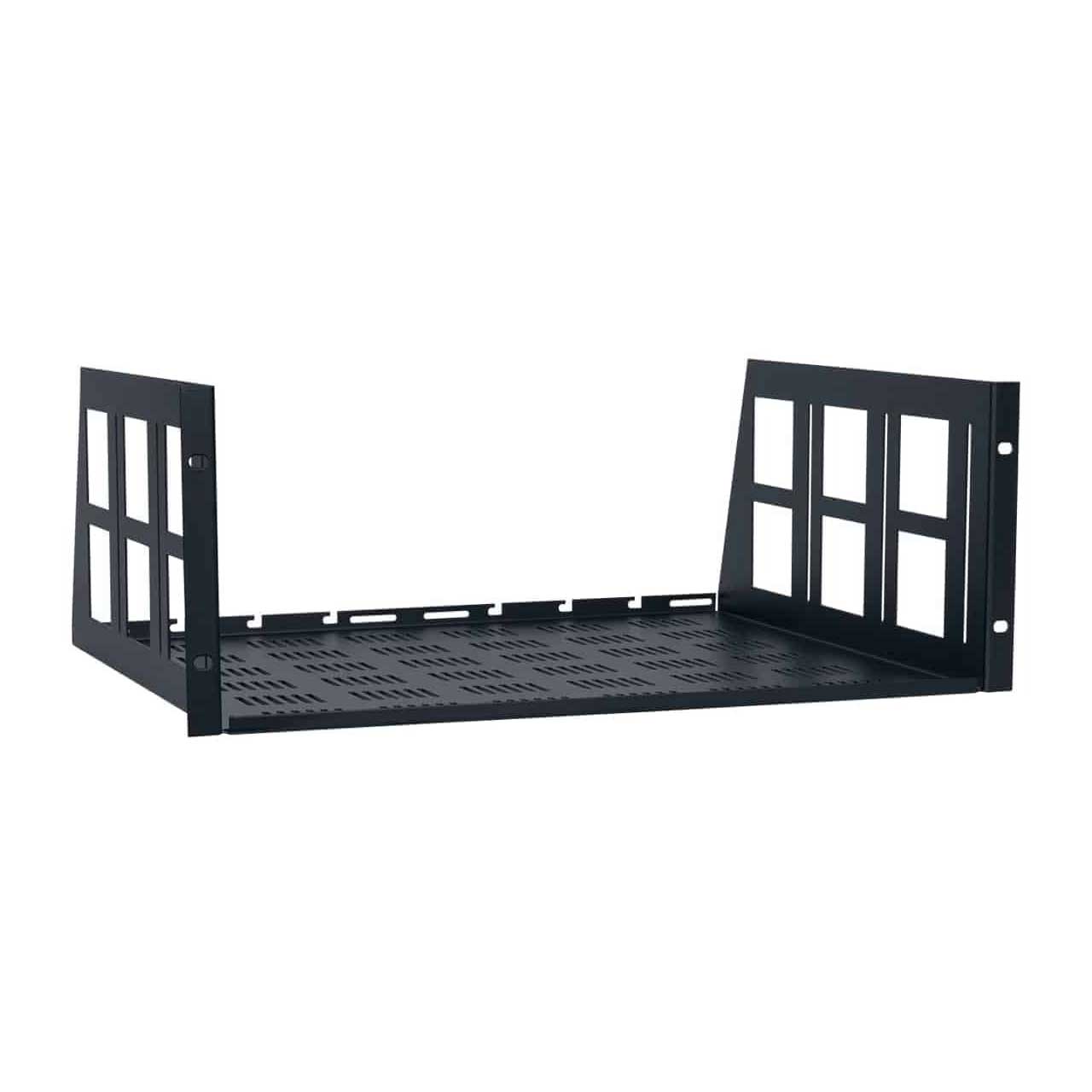 Lowell USV-414 4RU / 14 Inch Deep Vented Rack Shelf