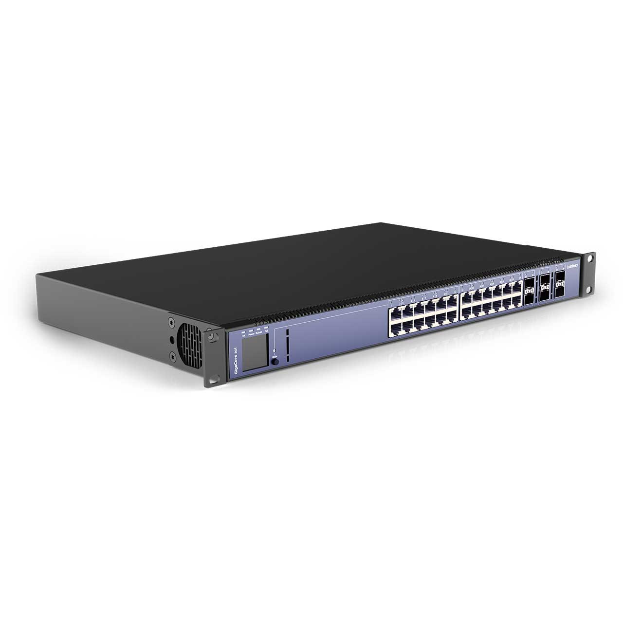 Luminex GigaCore 30i 10Gb Ethernet AV Network Switch with 24x RJ45