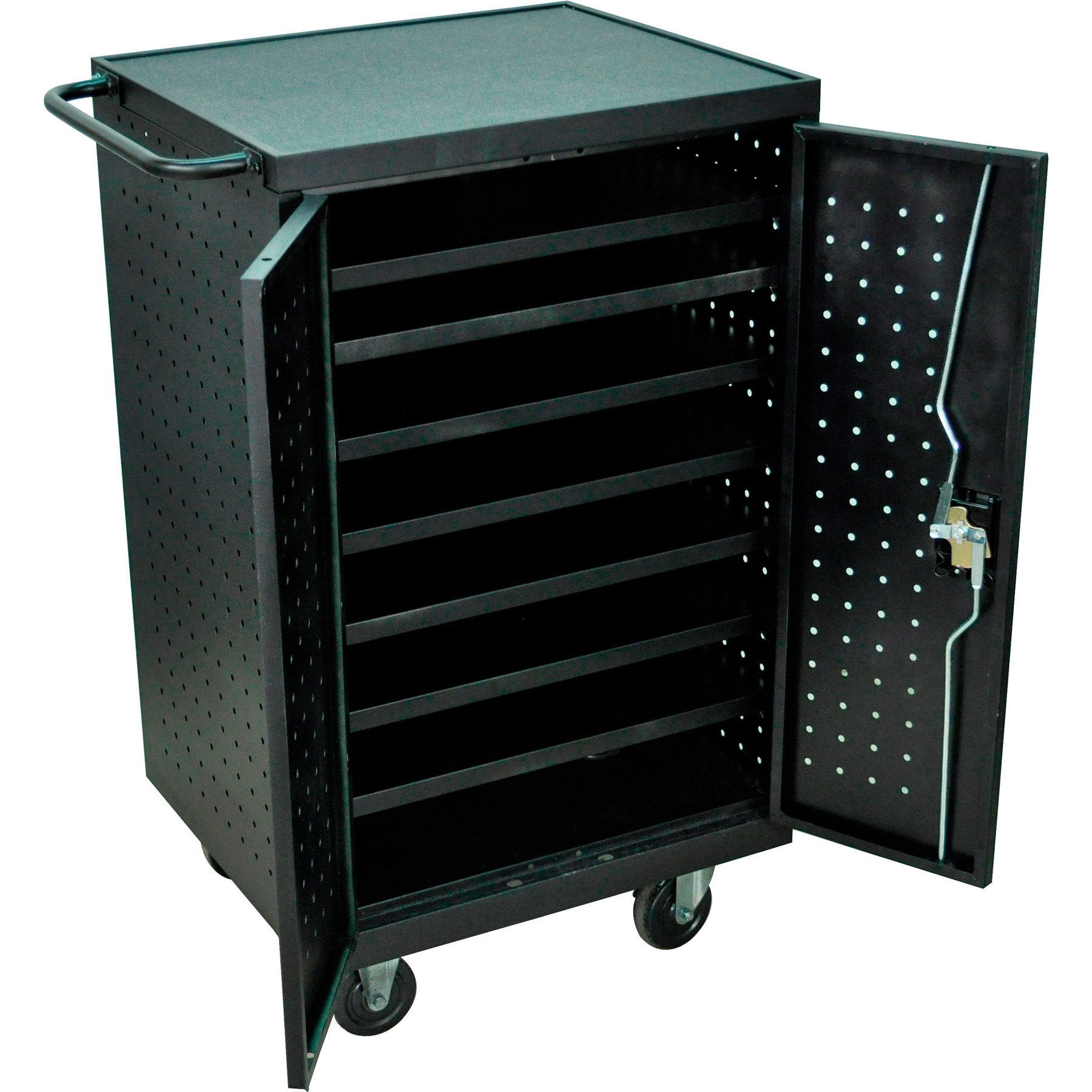 Luxor LLTS12B Tablet & Laptop Charging Cart