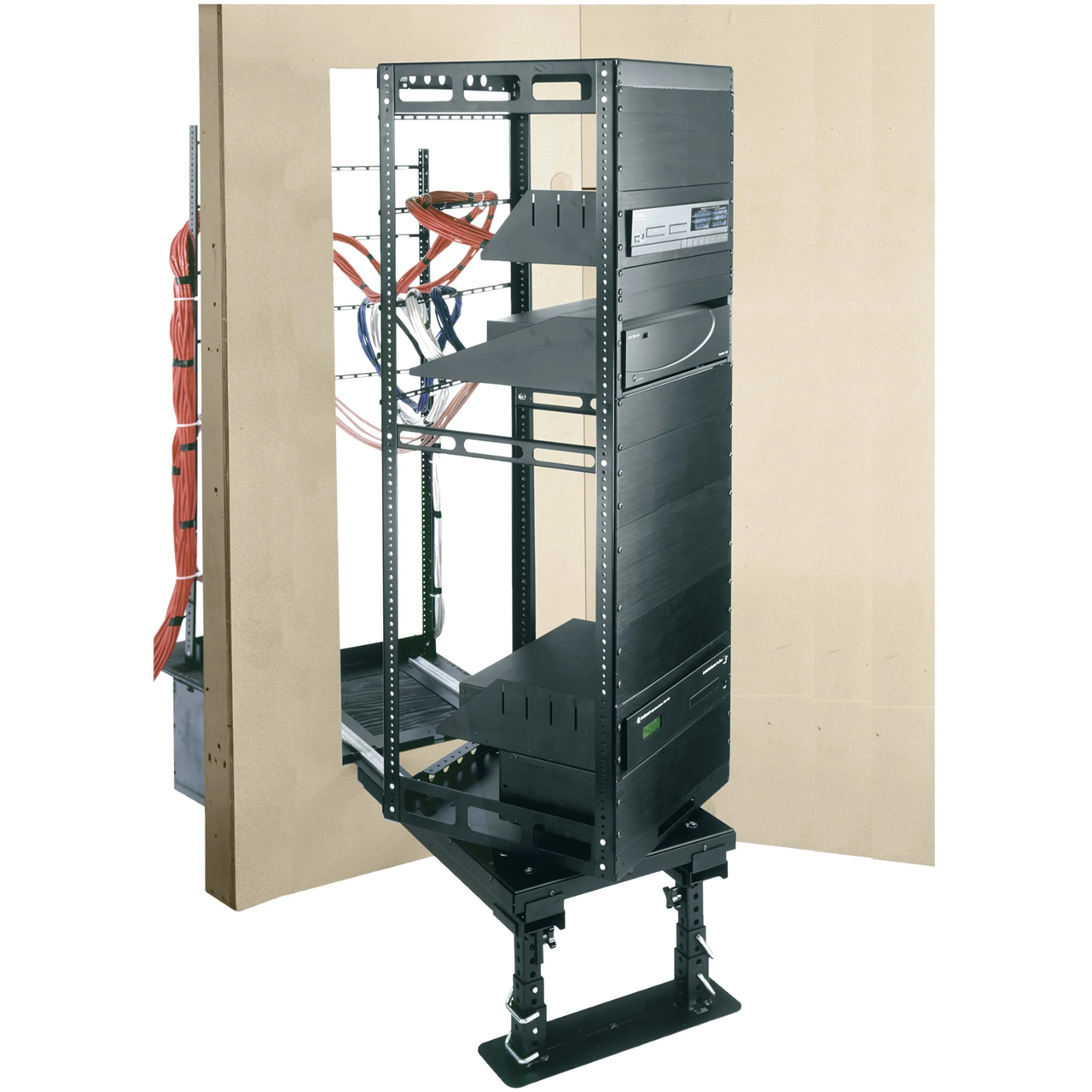 Middle Atlantic AX-SXR-30 30RU In-Wall Slide Out Rotating Rack with ...