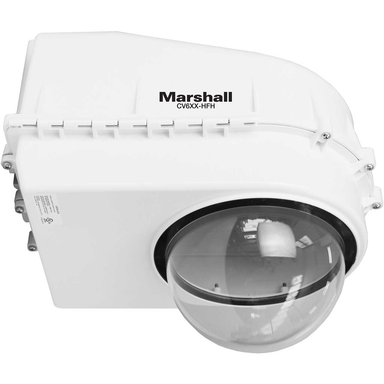Marshall CV6XX-HFH Compact Weatherproof Dome Housing for PTZ with Fan and Heater  CV6XX-HFH