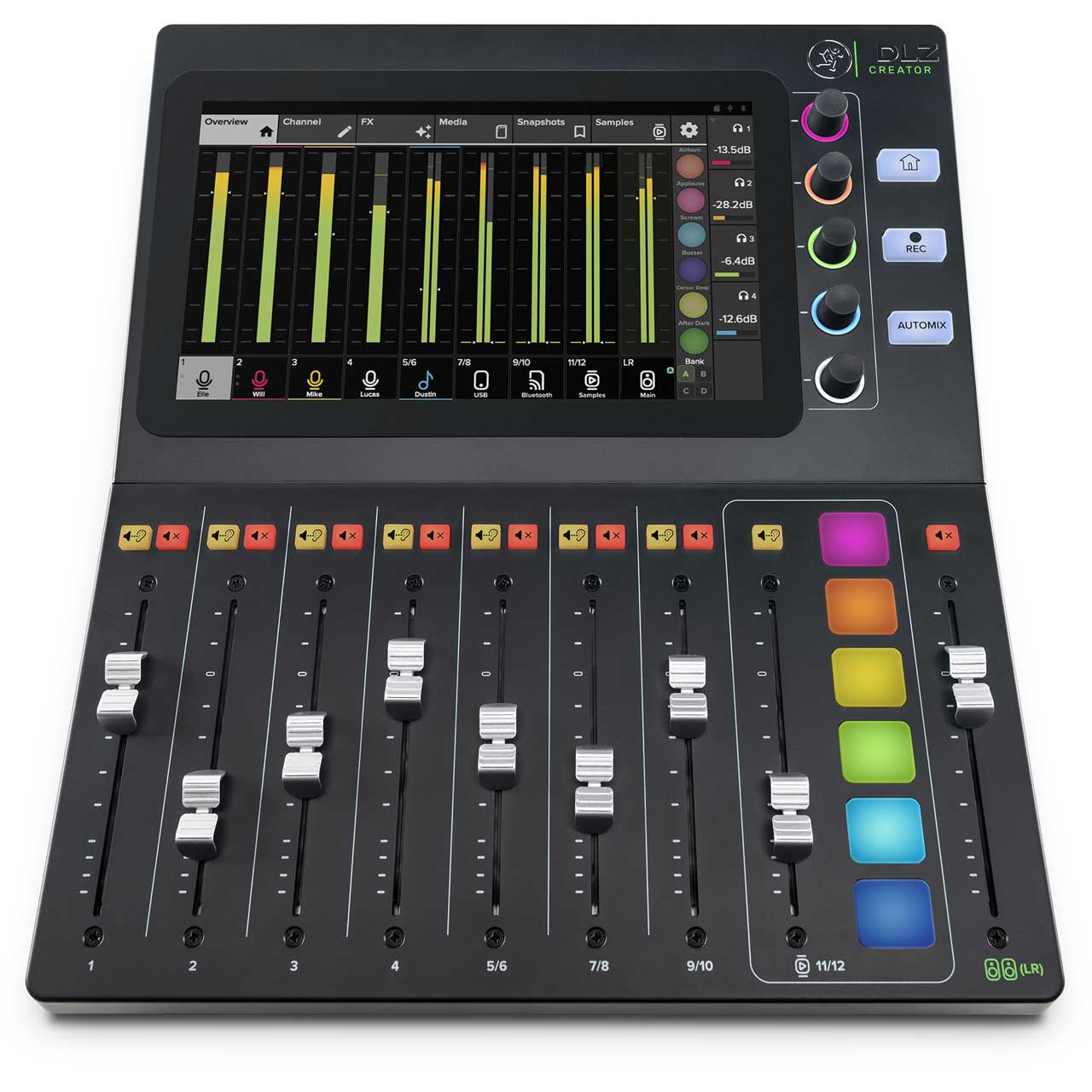 Mackie DLZ Creator Adaptive Digital Mixer for and Streaming - Featuring Mix Agent™ Technology