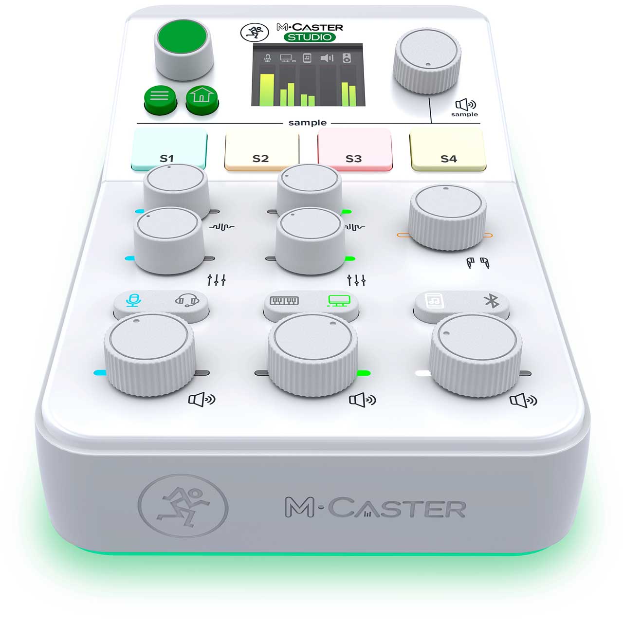 Mackie M Caster Studio Ultimate Desktop Live Streaming Mixer - White