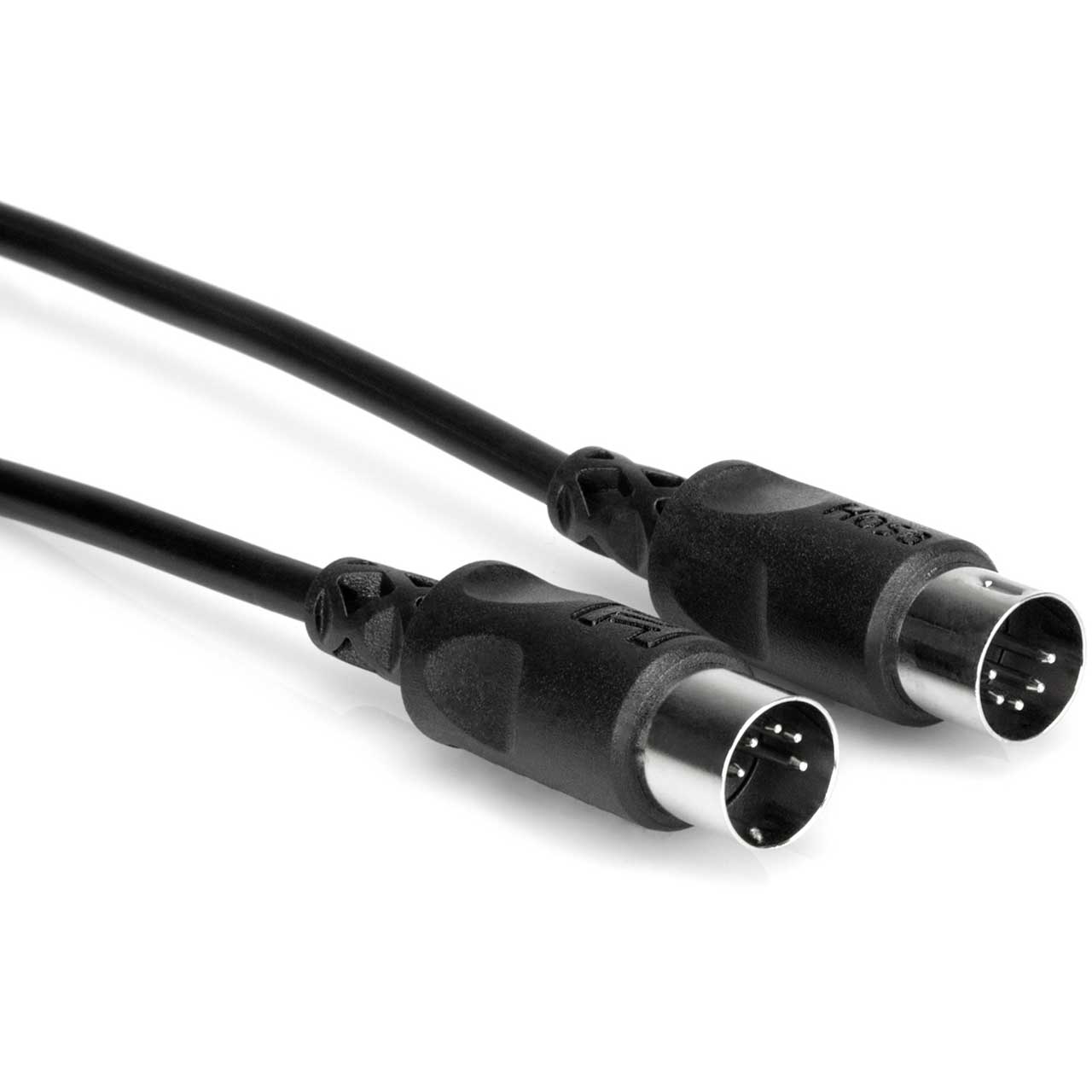 MIDI Cable with 5 Pin DIN Plugs 10 Feet (ft) Black (3 Pack)