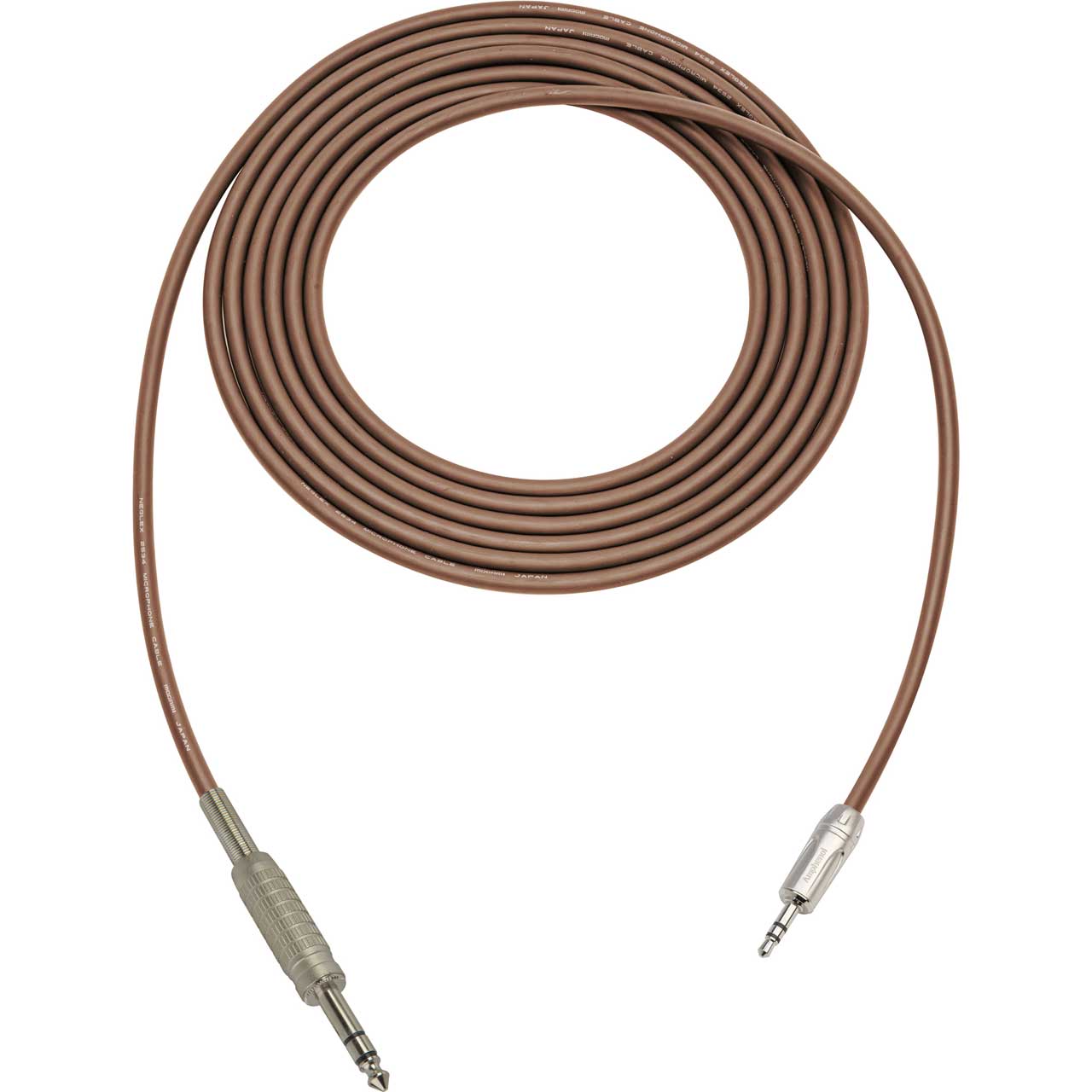 Shopbox 1/4 Inch TRS Stereo Phono Patch Cable – Balanced Mono Plug, Pro-Audio, Long Length (M-914793)