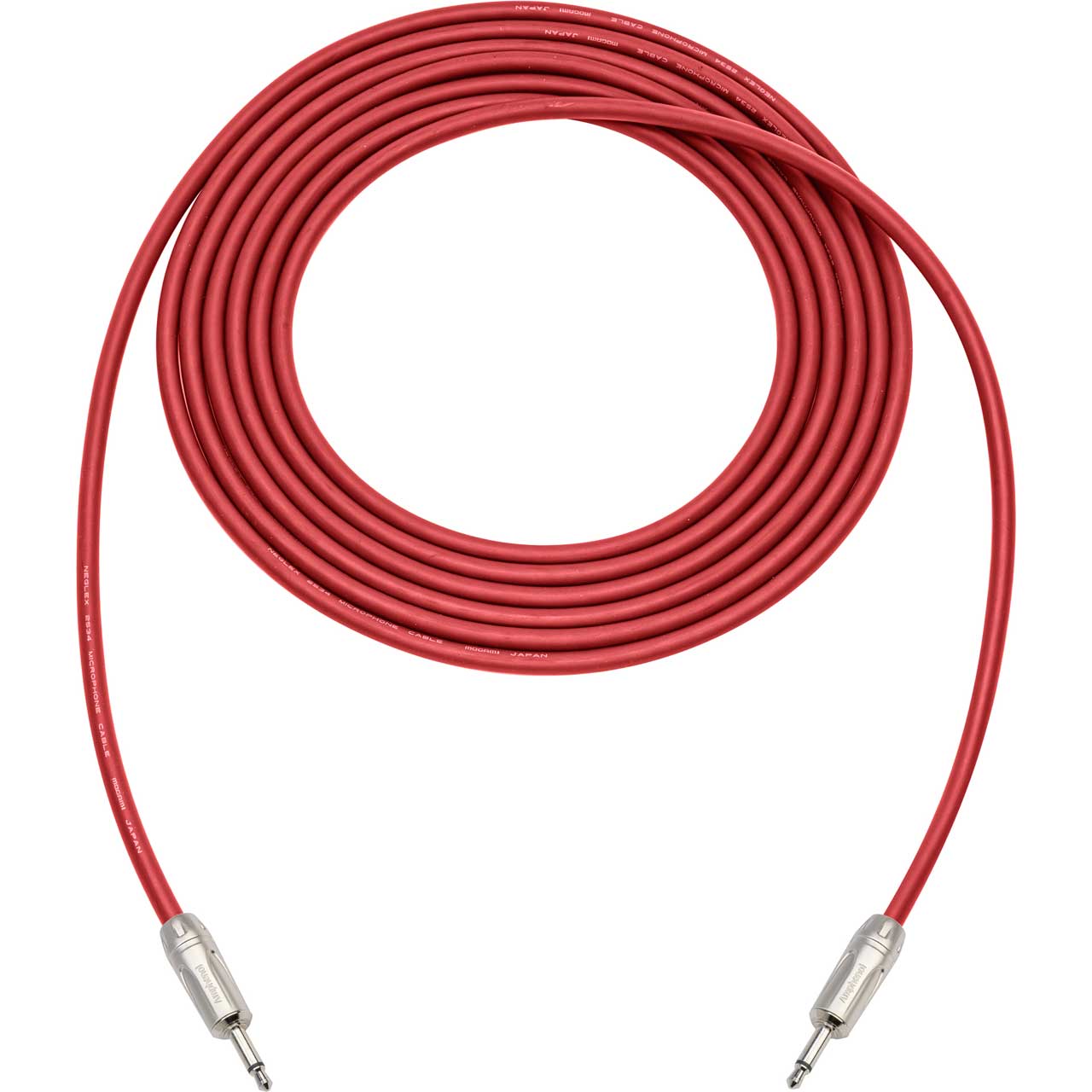 MSC75MMRD Audio Cable Mogami Neglex Quad 3.5mm TS Mono Male to 3