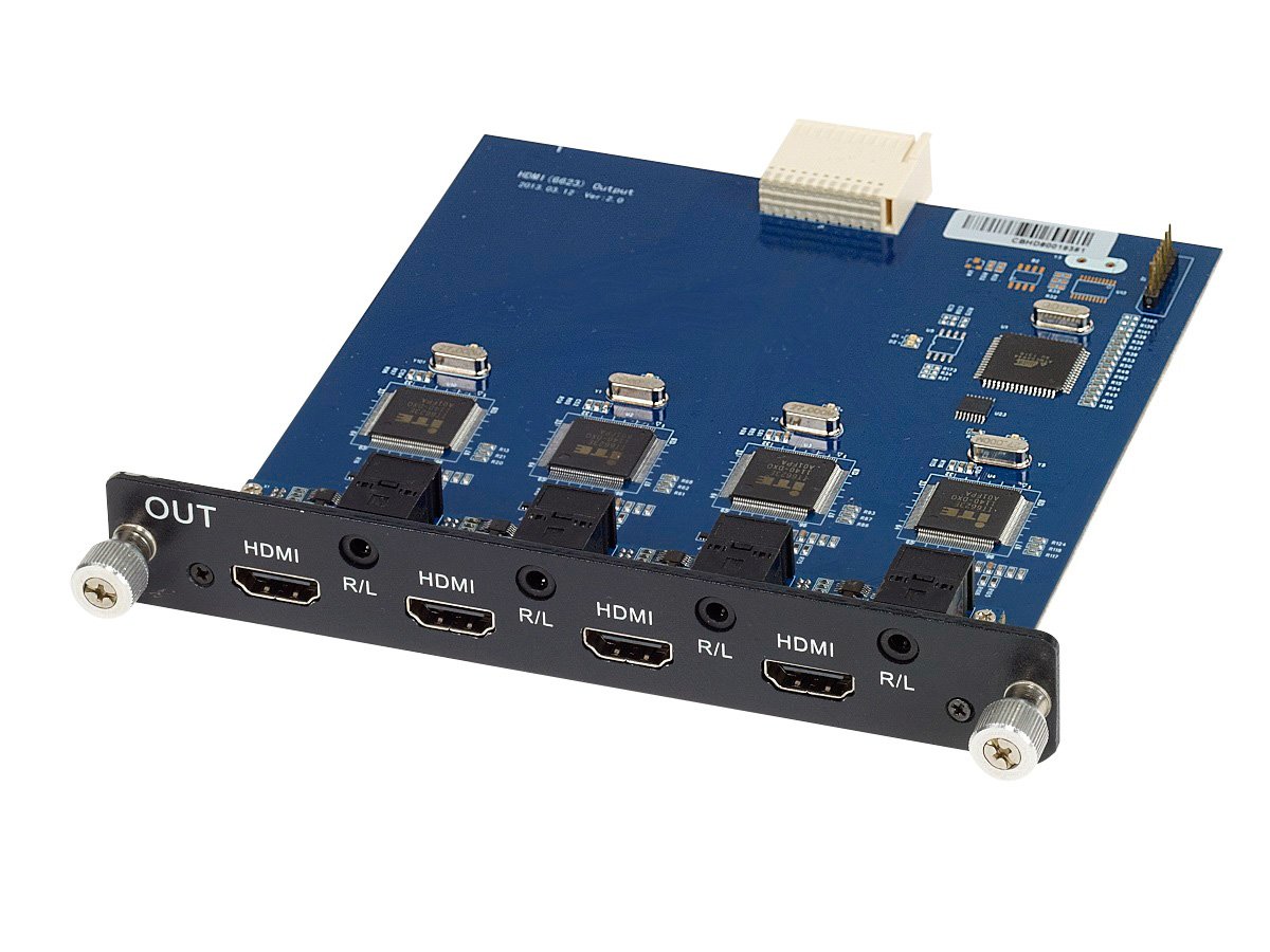 MuxLab 500475SA HDMI 4Channel Output Card with Stereo Audio Out