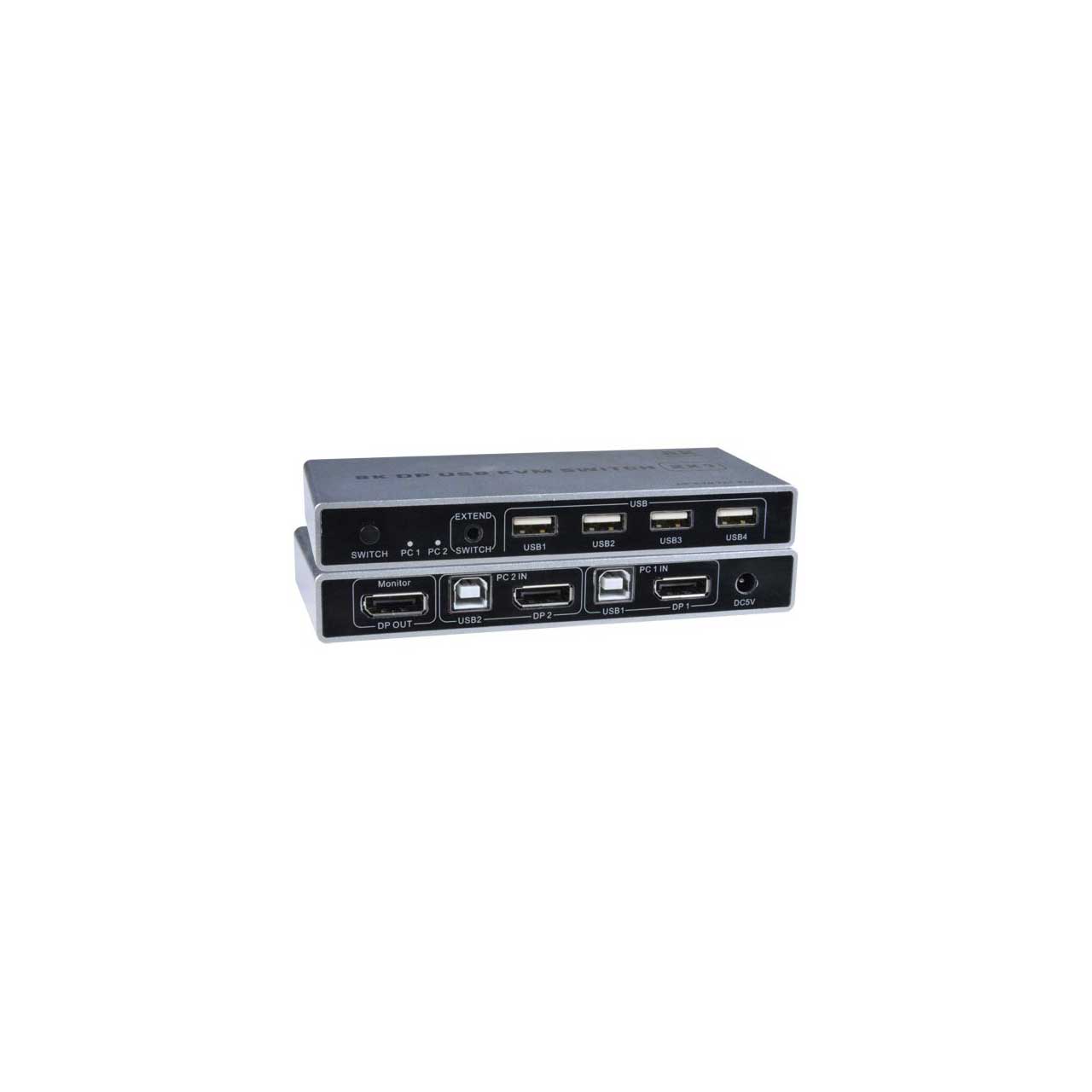 NTI KEEMUX-DPUSB-2 8K DisplayPort USB KVM Switch - 2-Port NETT-KEEMUX-USB2