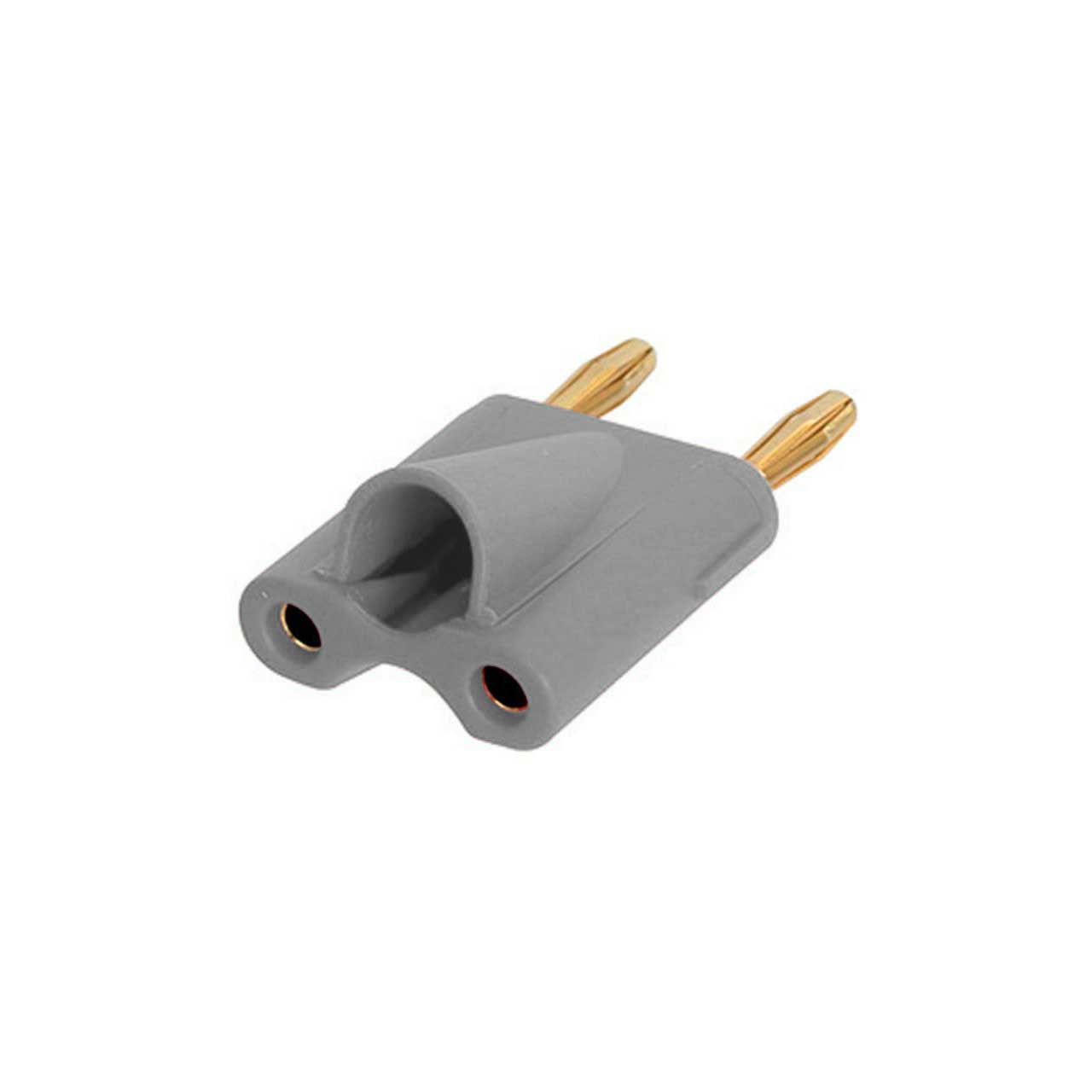 Rean NYS508GR Dual Banana Plug for 610mm Cable OD Gray