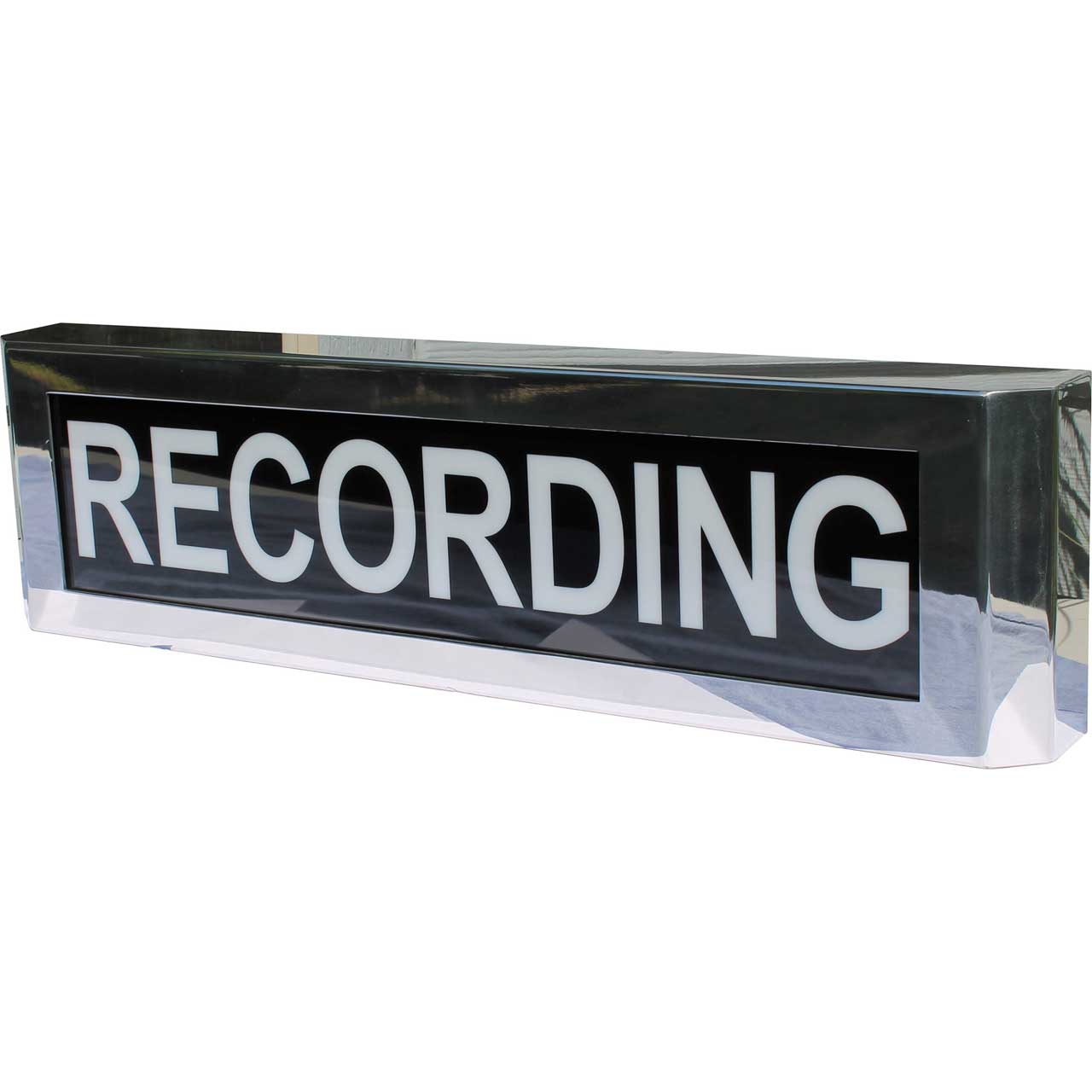 On-Air Mega 120 Volt LED RECORDING Light - Black MEGARECORDINGBK120VLED