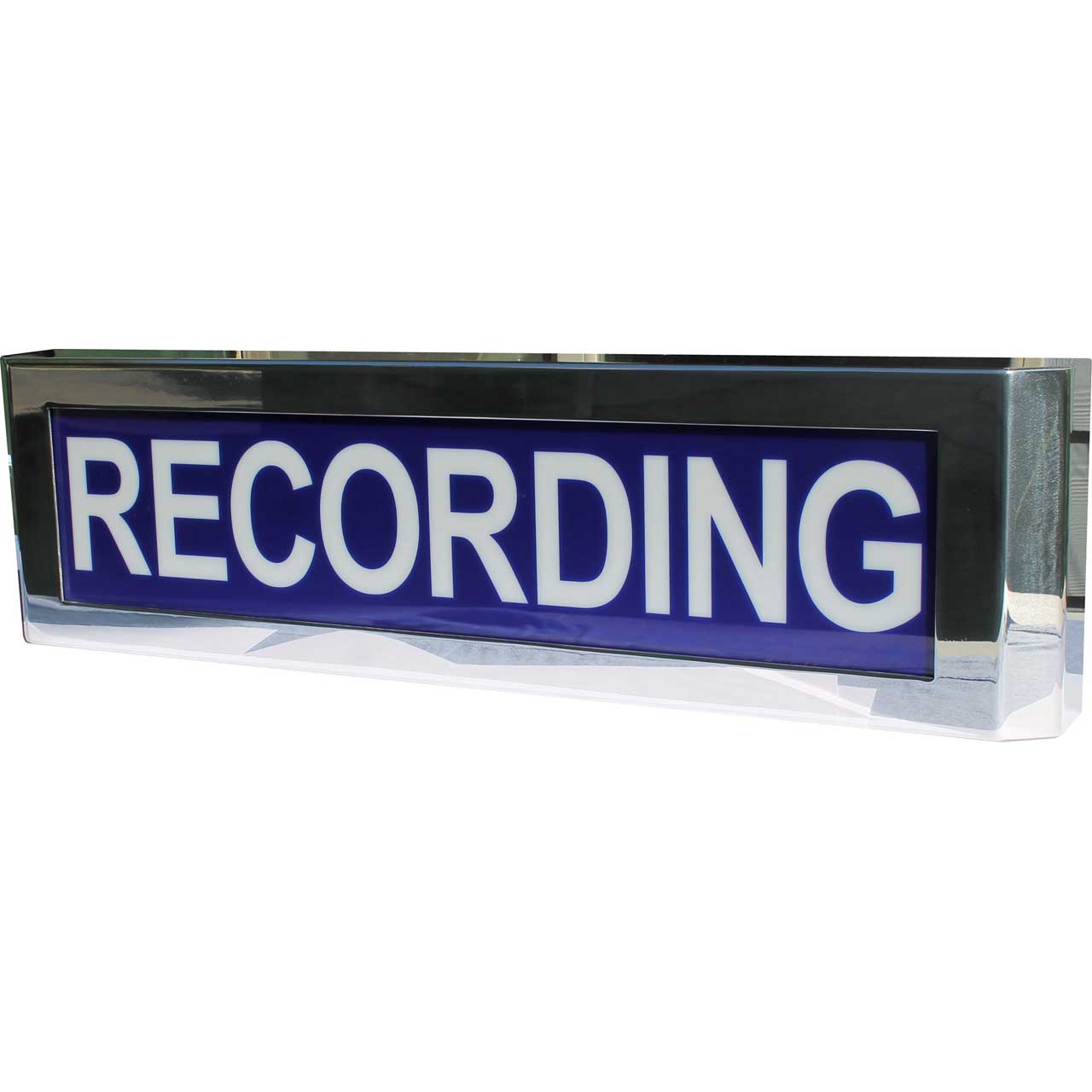 On-Air Mega 12 Volt LED RECORDING Light - Blue MEGARECORDINGBE12VLED
