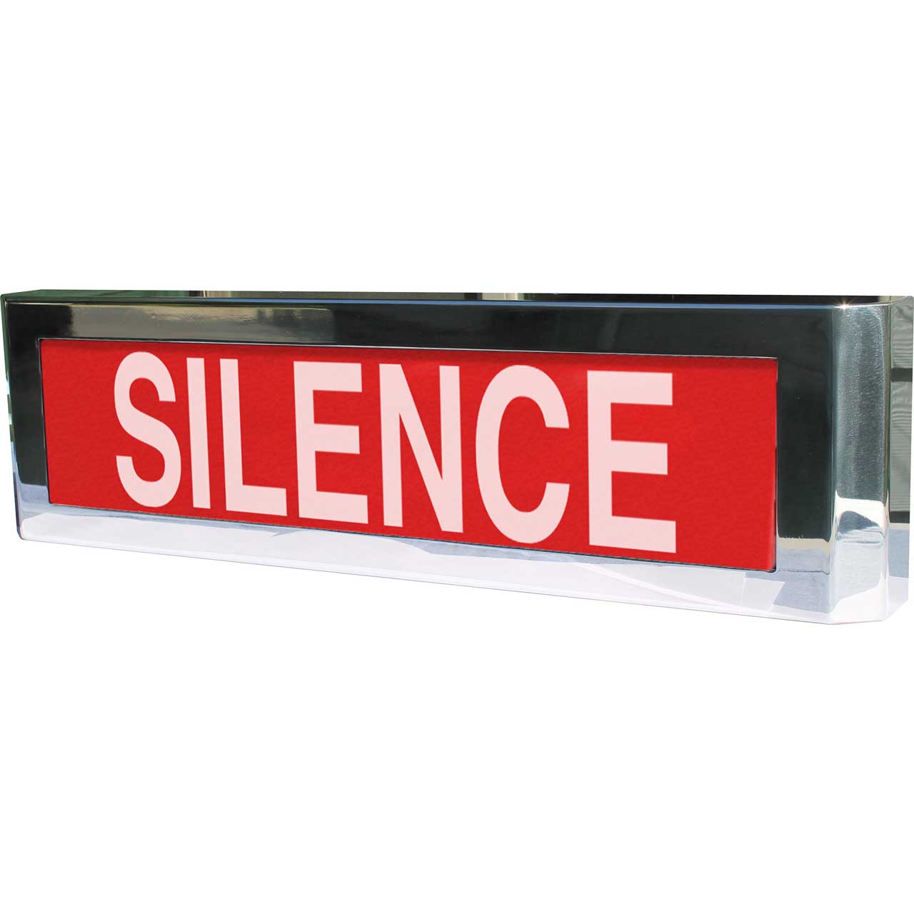 On-Air Mega 12 Volt LED SILENCE Light - Red MEGASILENCERD12VLED