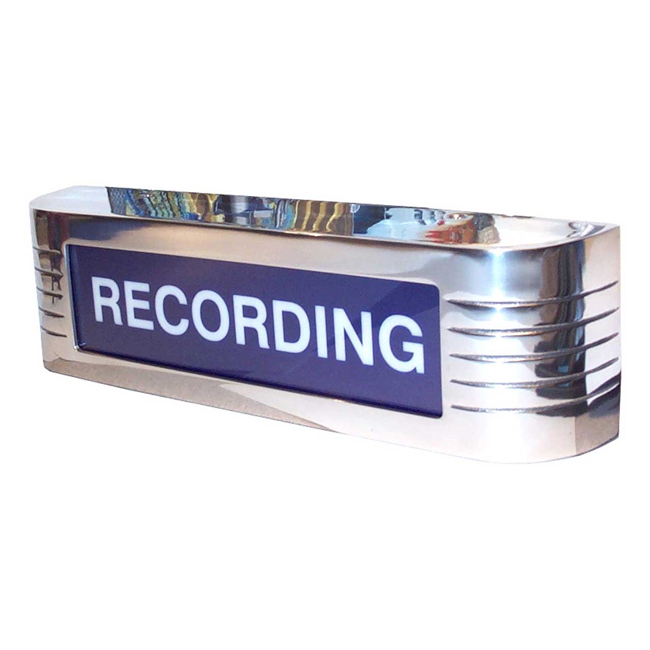 On-Air Retro 120 Volt Incandescent RECORDING Light - Blue RETRORECORDINGBE120VINCAN