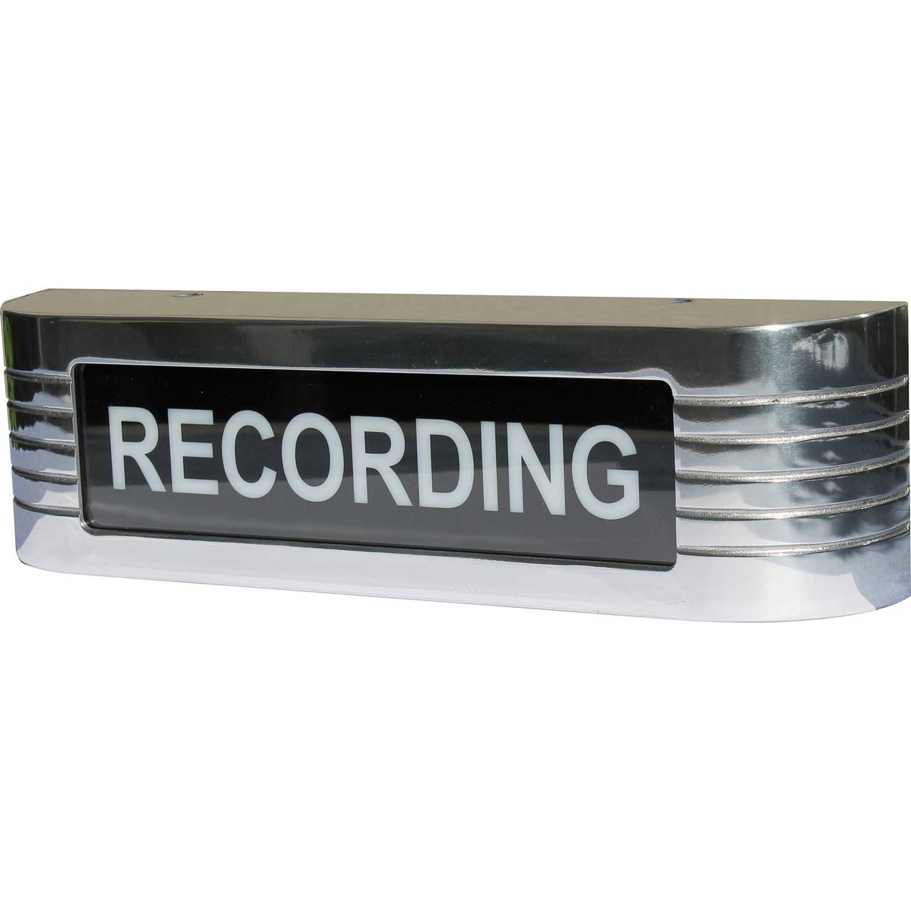 On-Air Retro 120 Volt Incandescent RECORDING Light - Black RETRORECORDINGBK120VINCAN