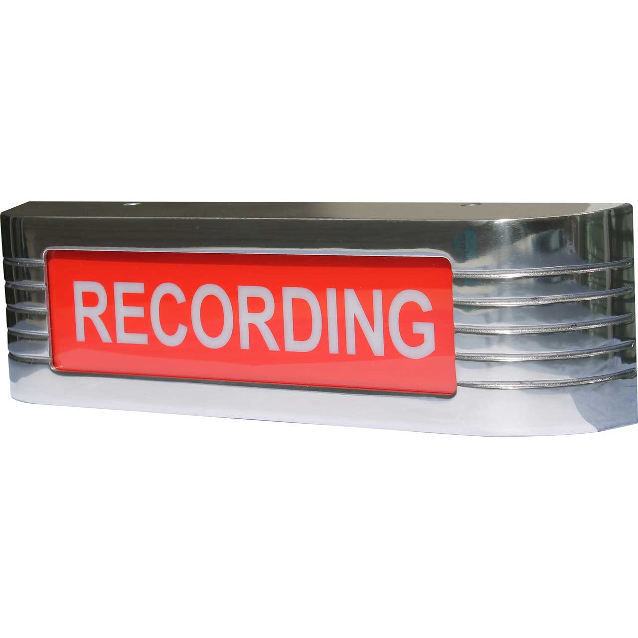On-Air Retro 120 Volt Incandescent RECORDING Light - Red RETRORECORDINGRD120VINCAN