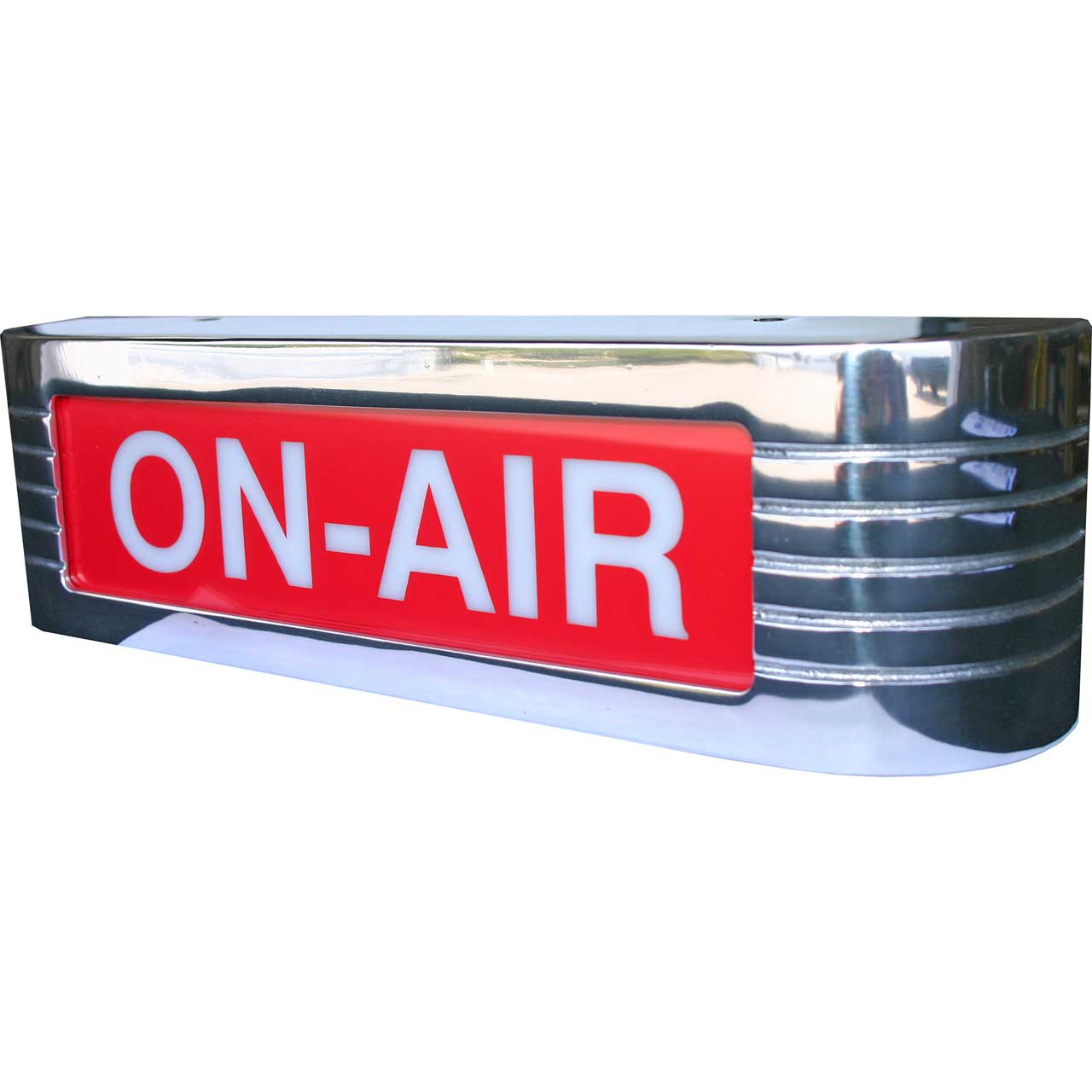 On-Air Retro 120 Volt LED ON AIR Light - Red RETROONAIRRD120VLED