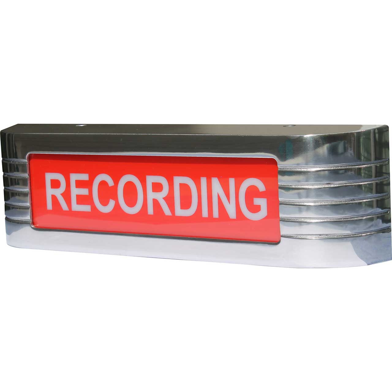 On-Air Retro 12 Volt LED RECORDING Light - Red RETRORECORDINGRD12VLED