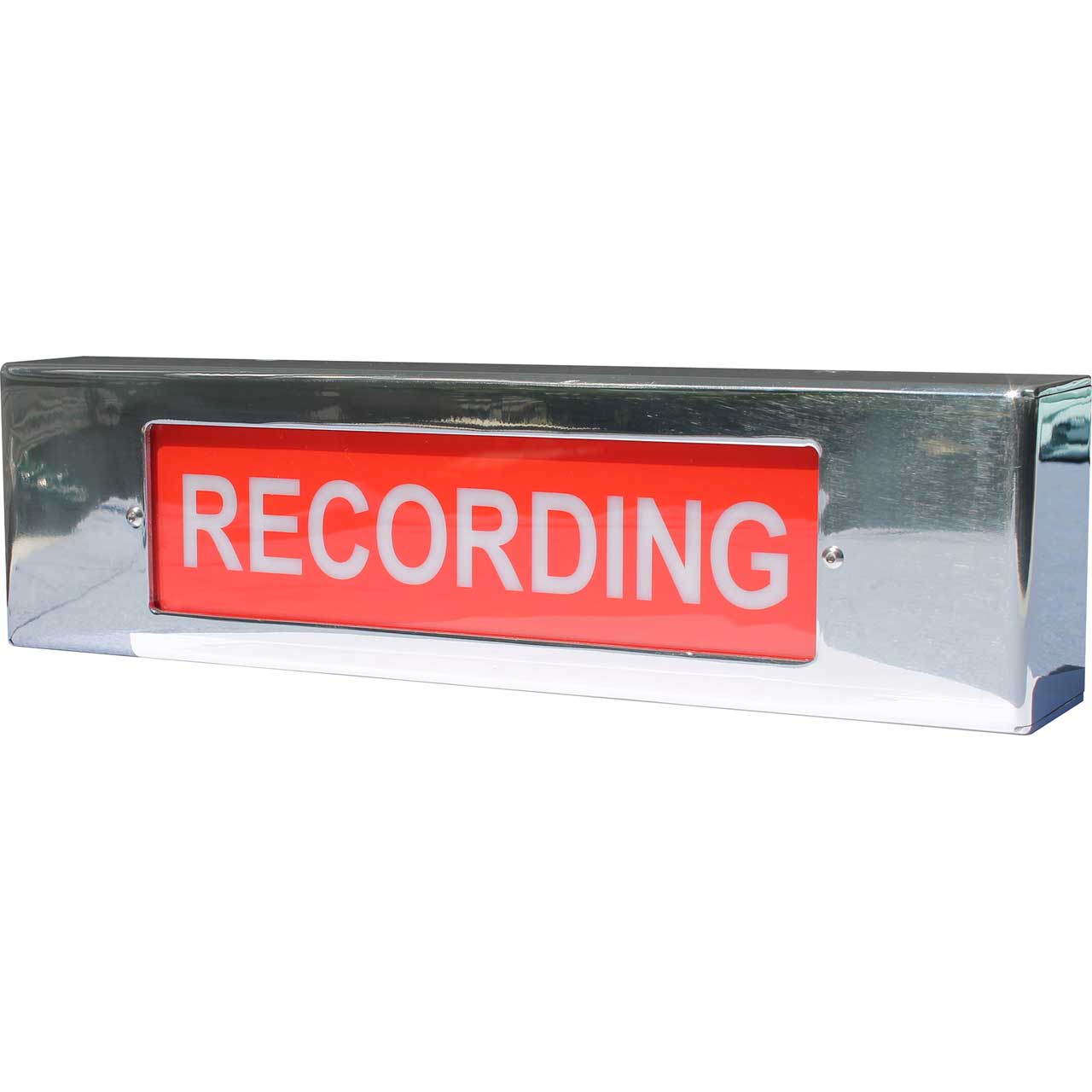 On-Air Simple 12 Volt LED RECORDING Light - Red SIMPLERECORDINGRD12VLED